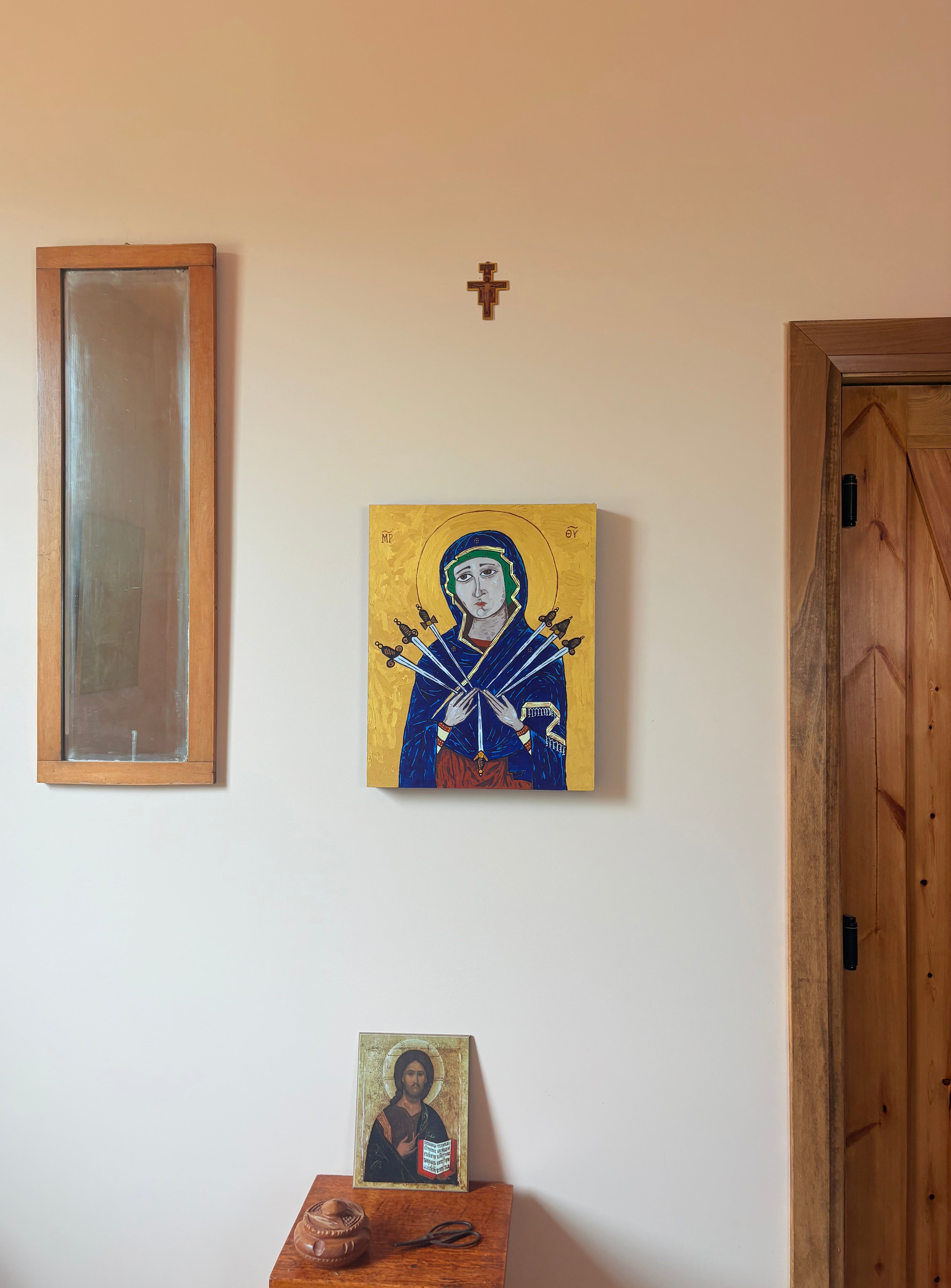 Our Lady of Sorrows icon by Stephen Hotchkiss of The New New Age