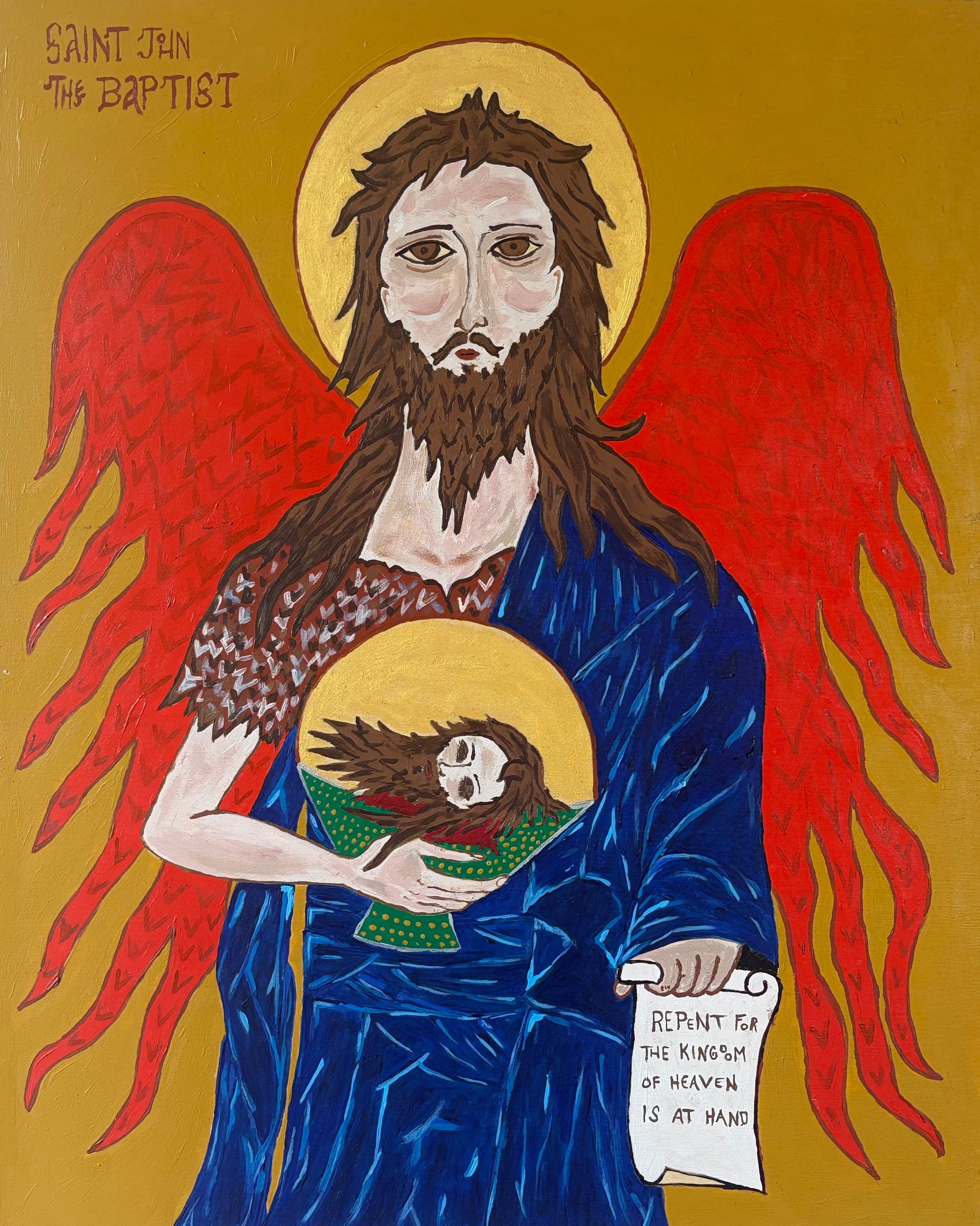 Saint John the Baptist painting by The New New Age