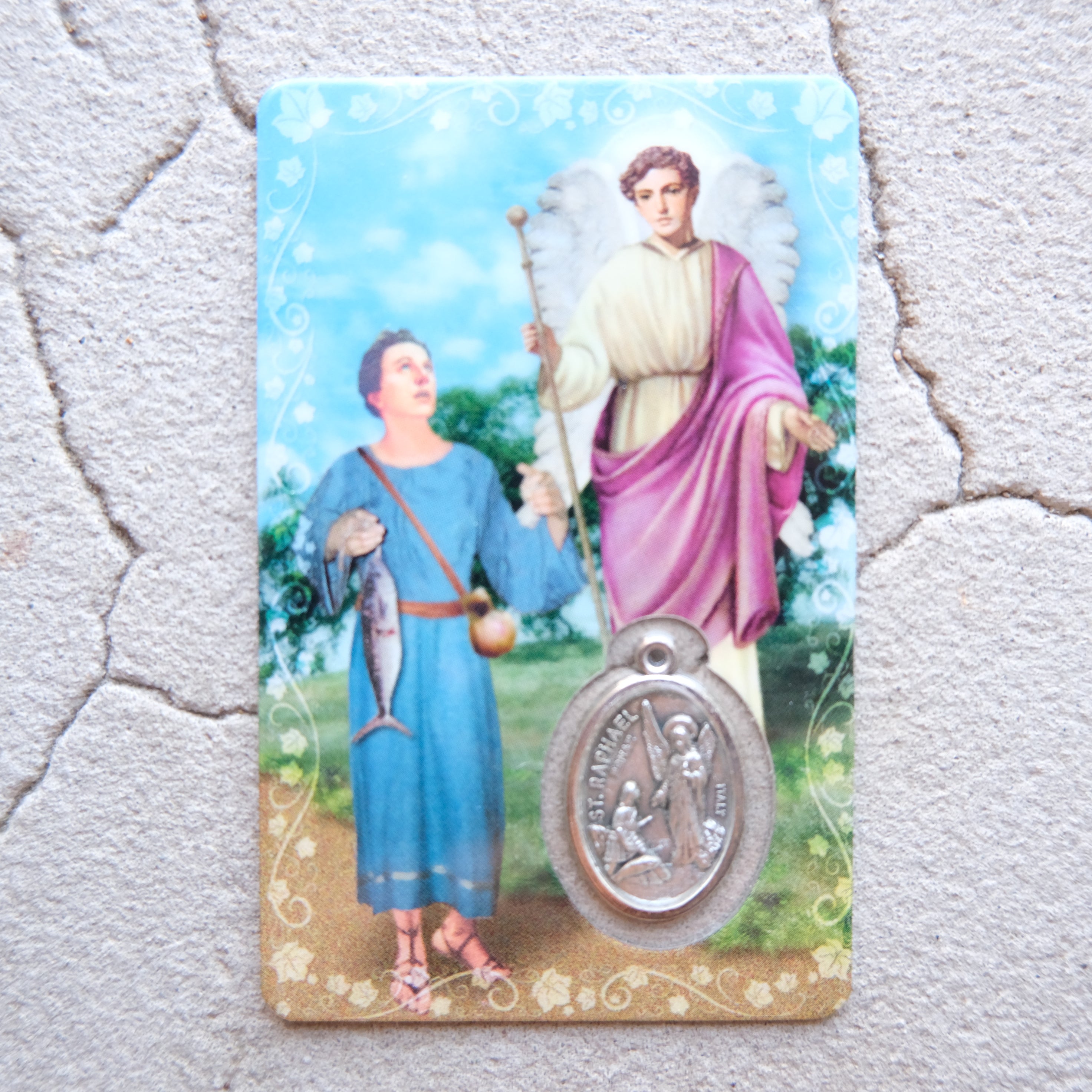 SAINT RAPHAEL THE ARCHANGEL PRAYER CARD