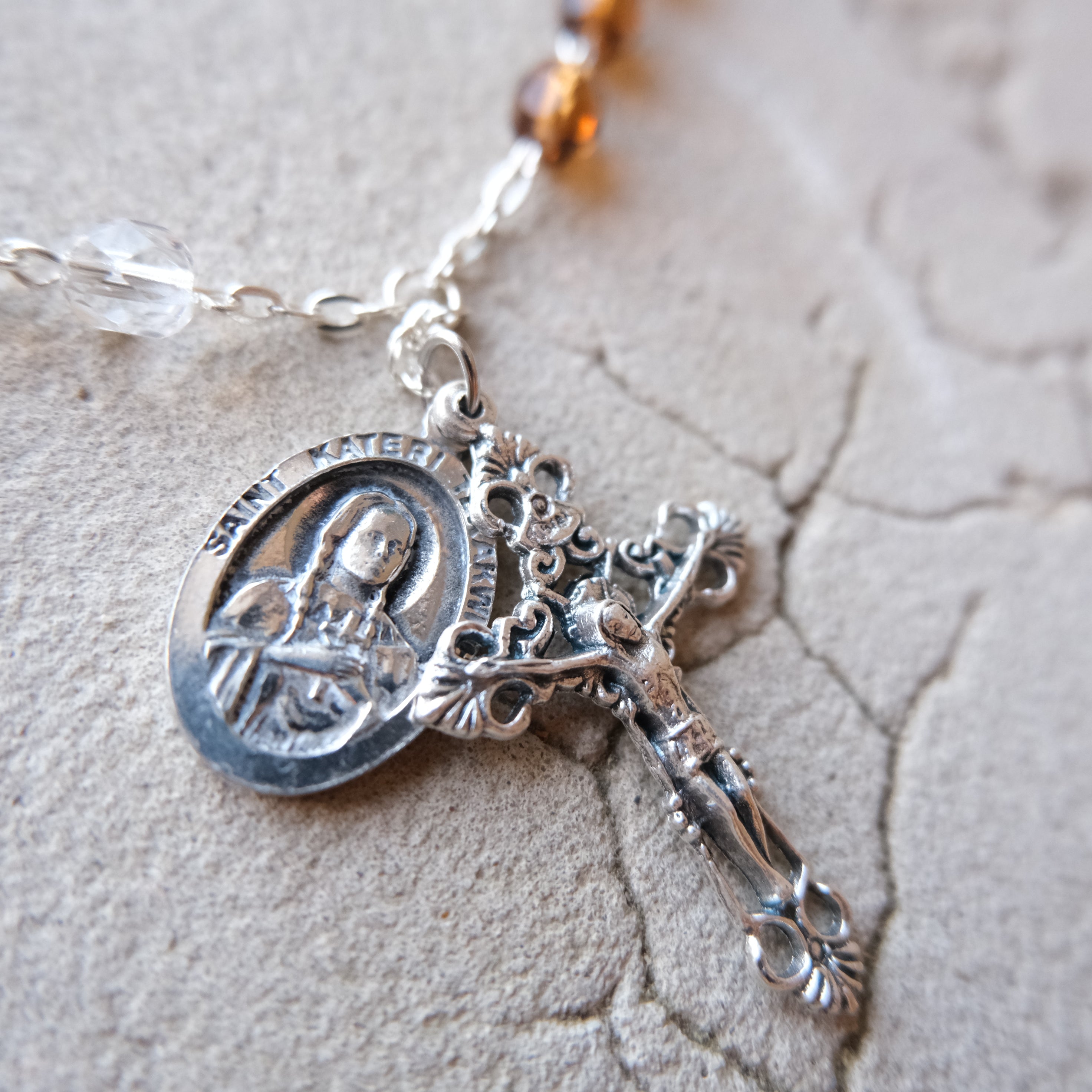 SAINT KATERI TEKAKWITHA PRAYER BEADS