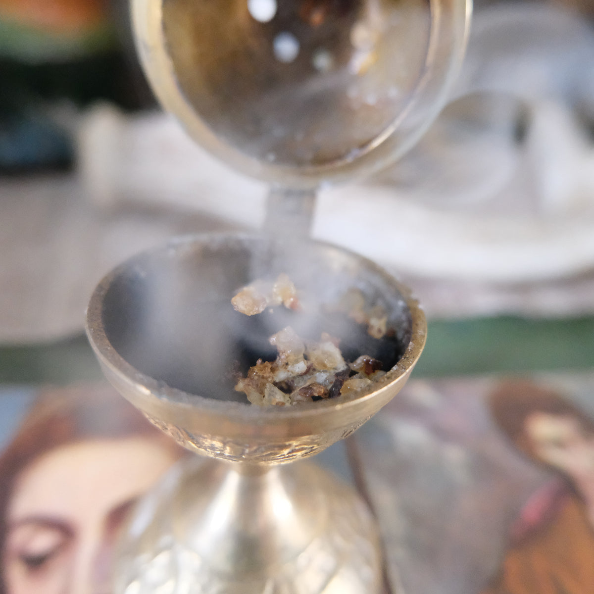Cathedral smoke incense by Immaculata Herb Farm featuring frankincense and myrrh
