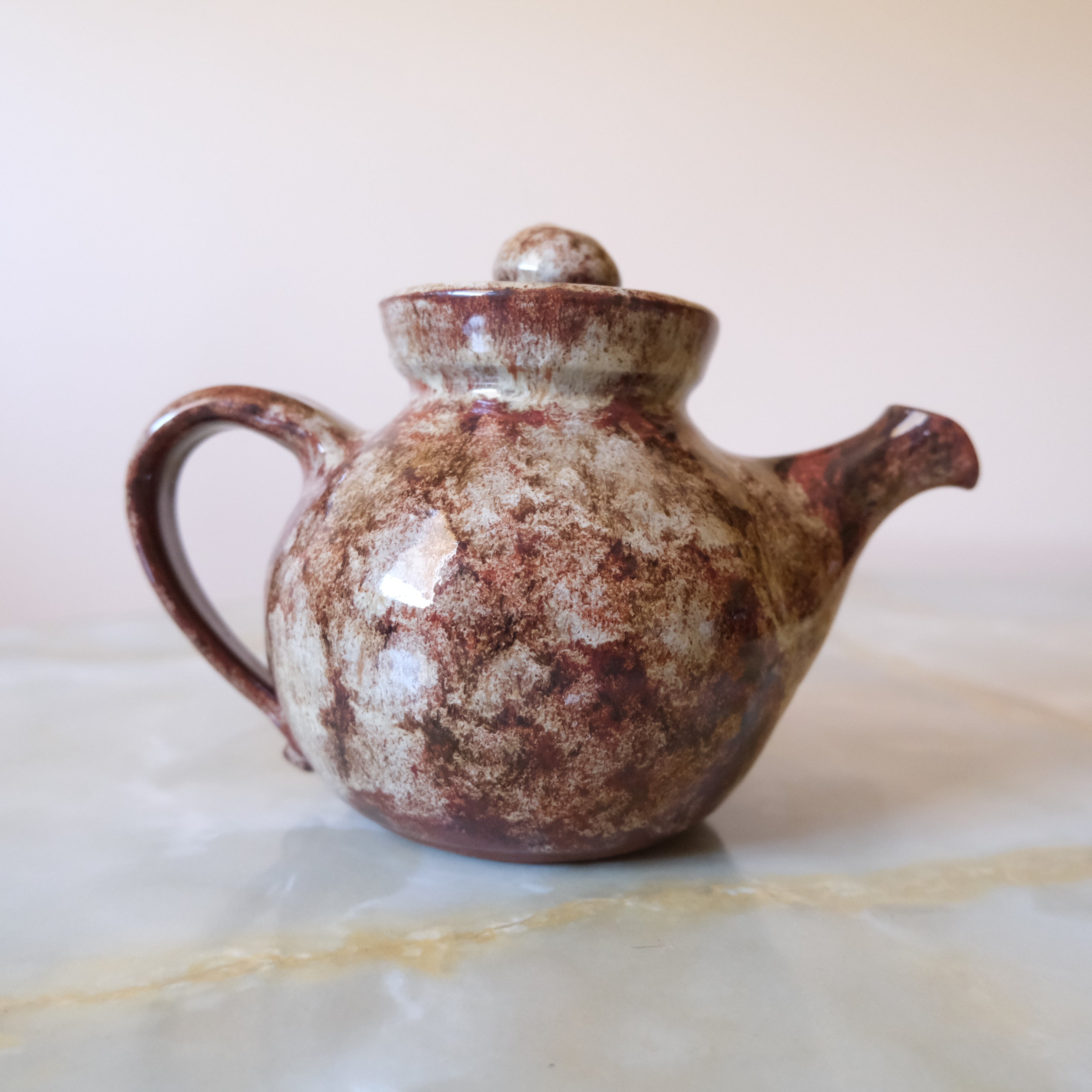 Handmade Vintage Ceramic Tea Pot: Pinecroft