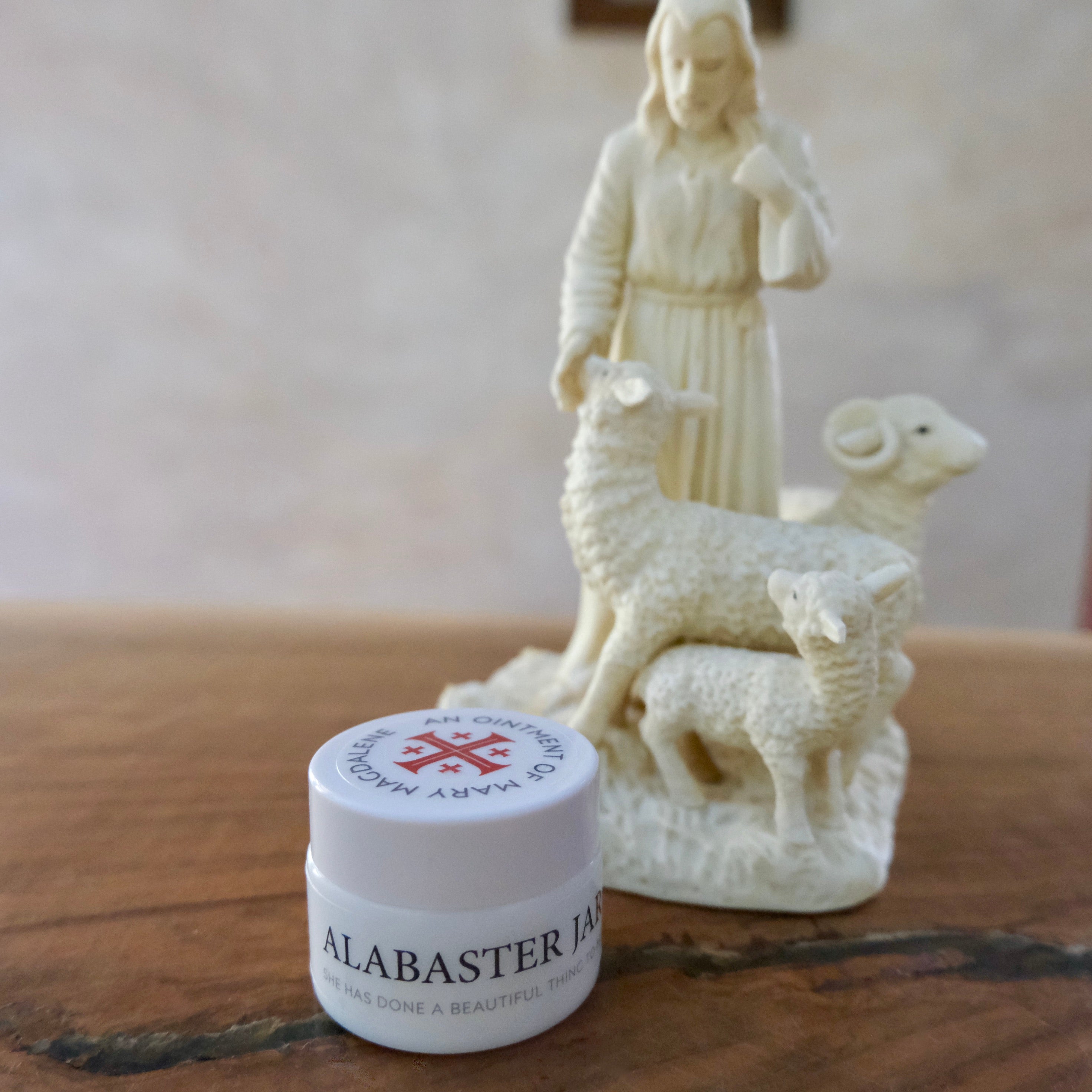 Alabaster Jar, An Ointment of Mary Magdalene by Immaculata Herb Farm