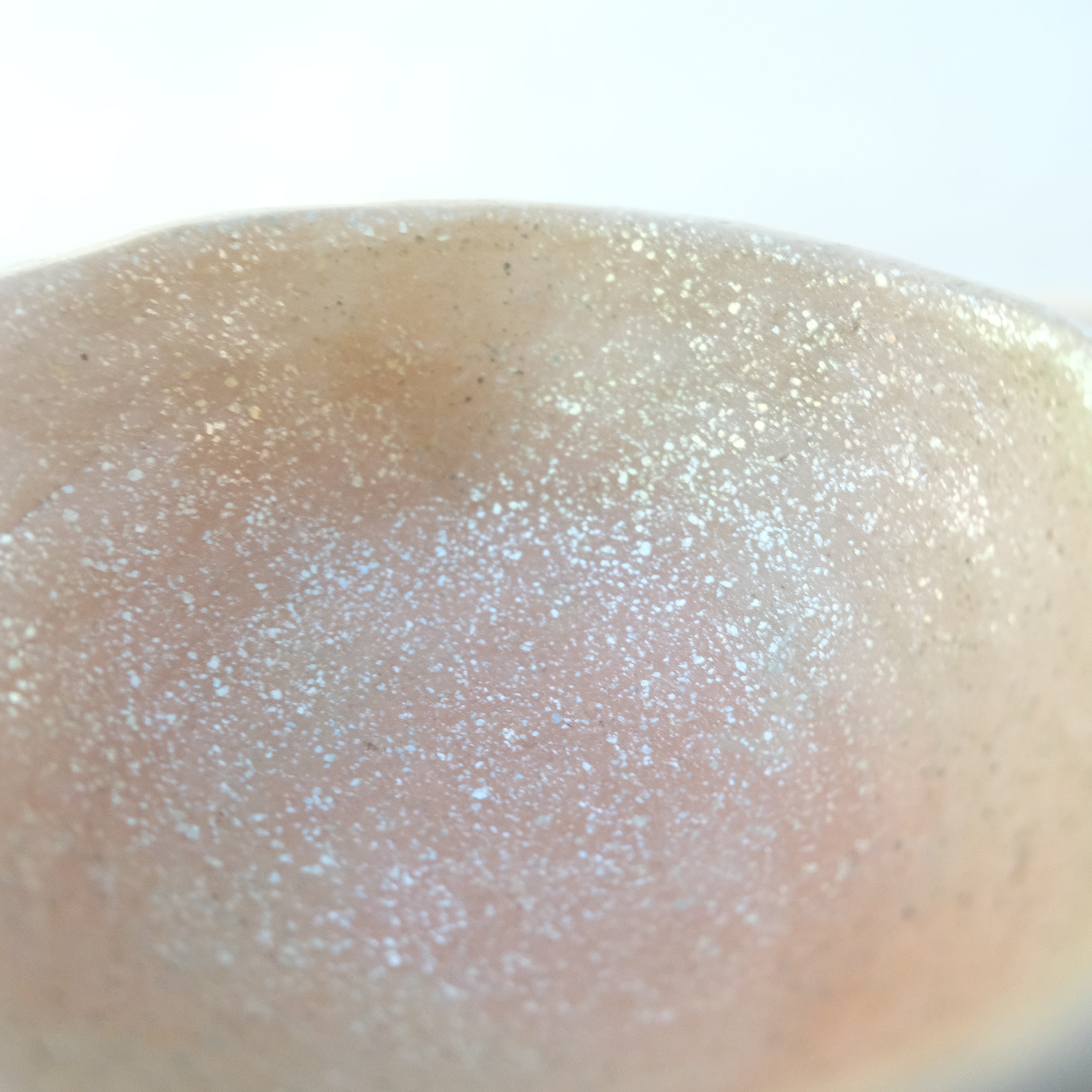 Micaceous clay earthenware tea bowl by The New New Age