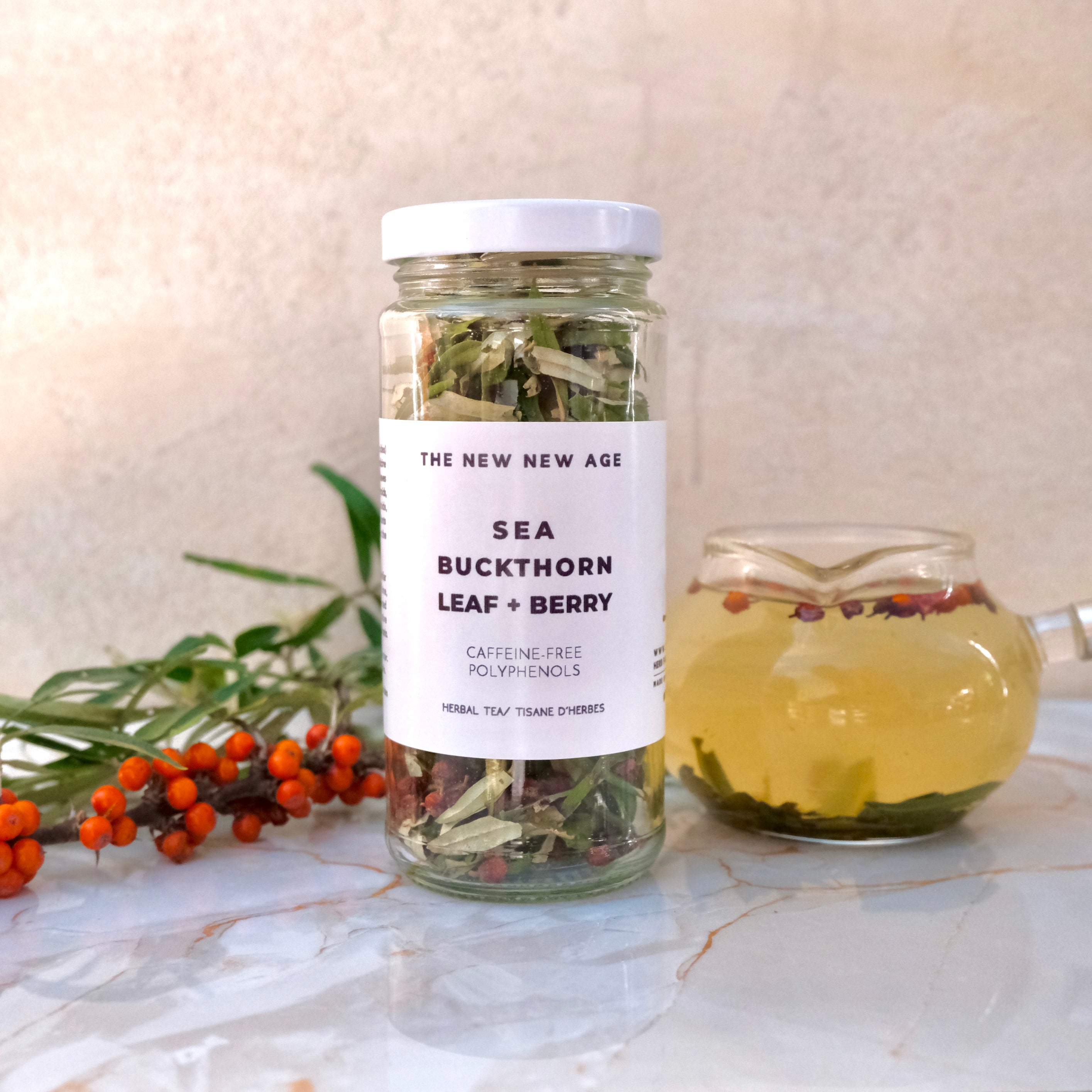 SEA BUCKTHORN LEAF + BERRY