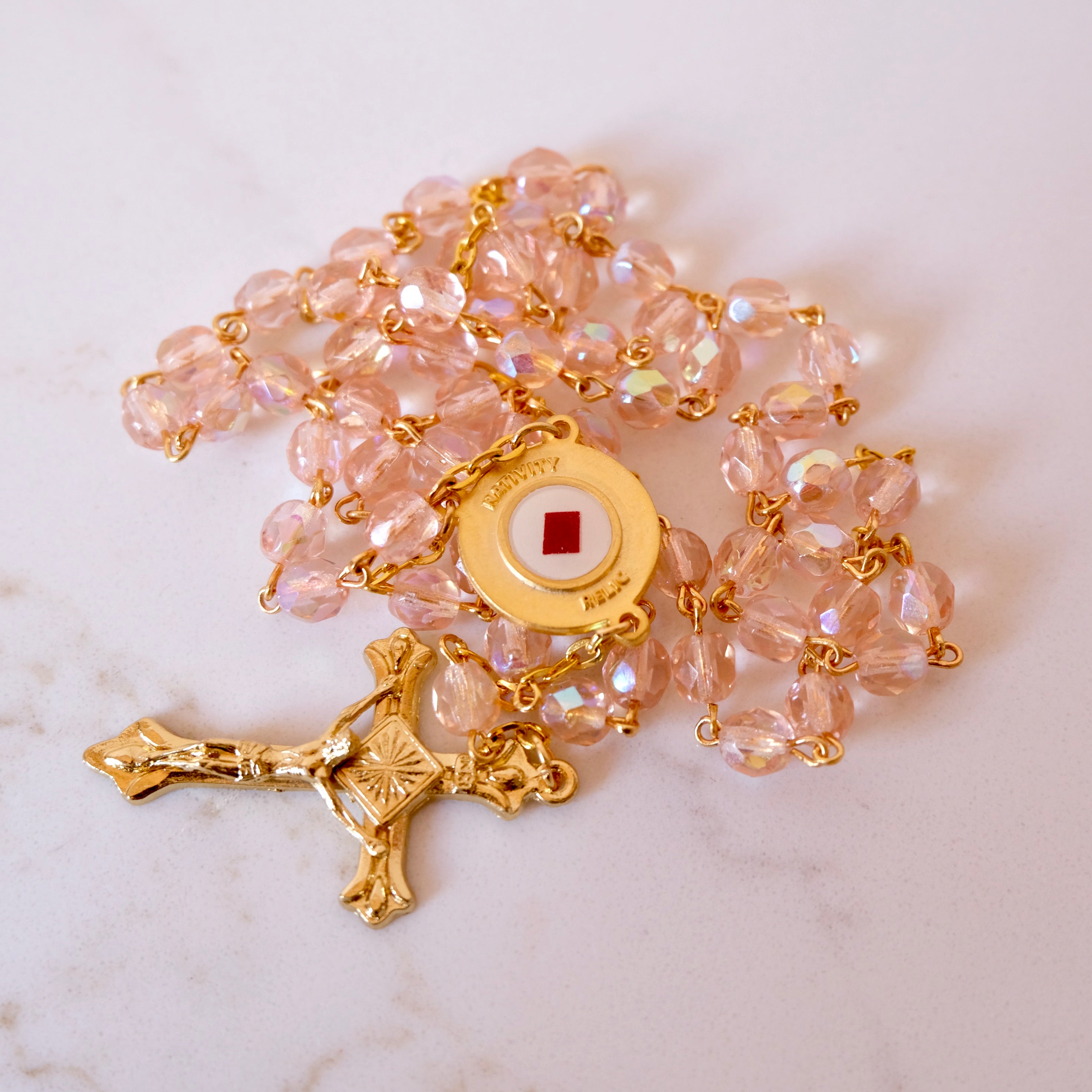 ROSARY WITH RELIC TOUCHED TO THE BIRTHPLACE OF JESUS