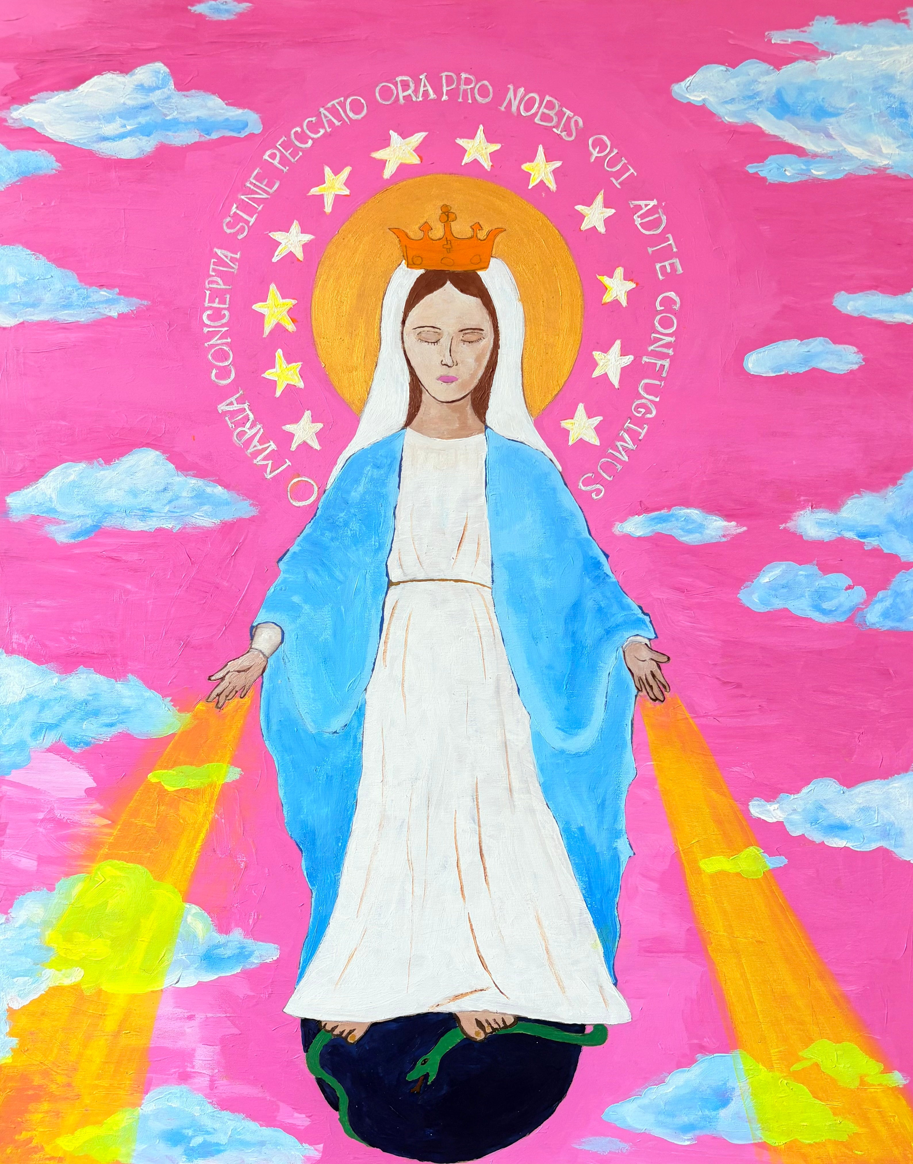 Our Lady of the Immaculate Conception by Steohen Hotchkiss of Thew New New Age.