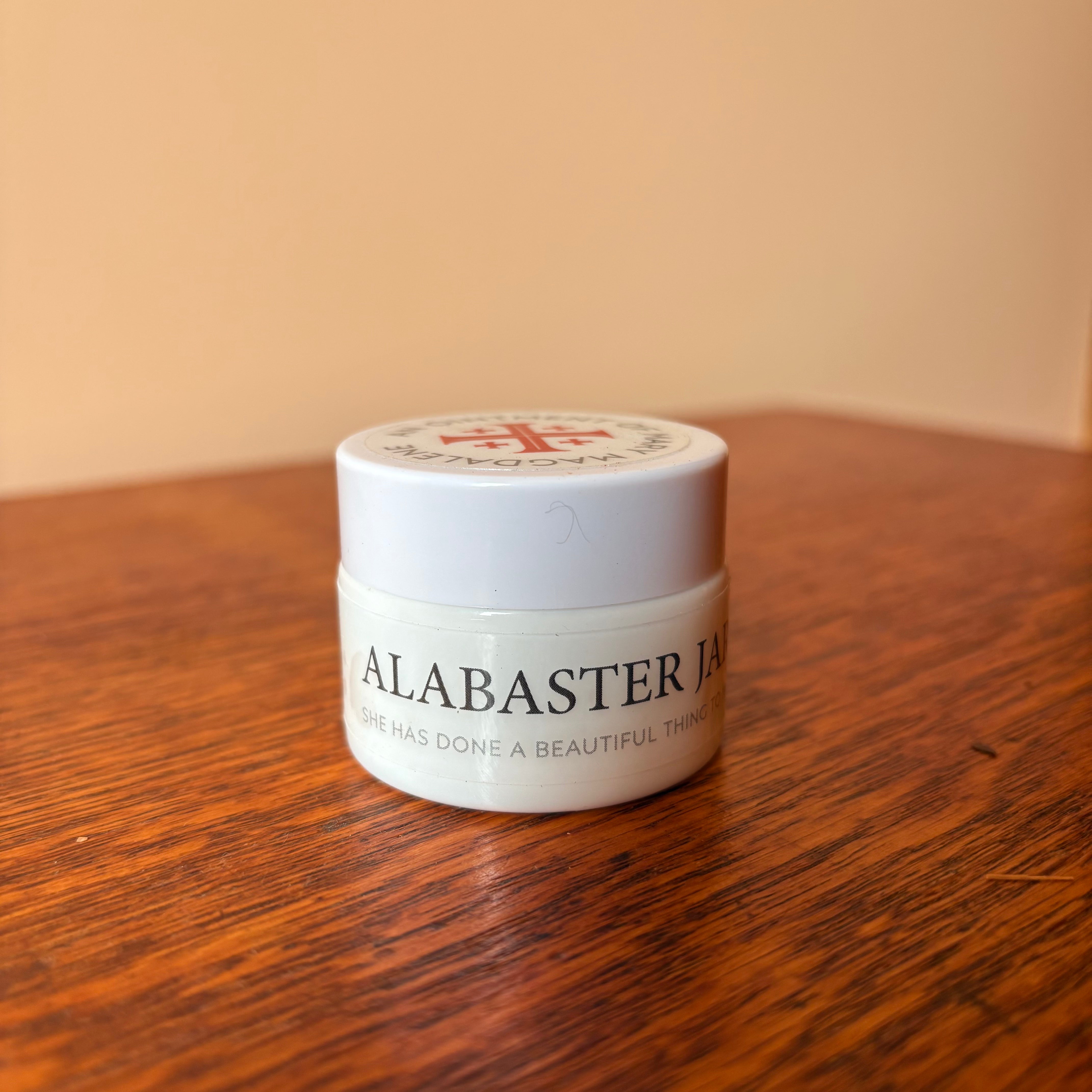 Alabaster Jar, An Ointment of Mary Magdalene by Immaculata Herb Farm