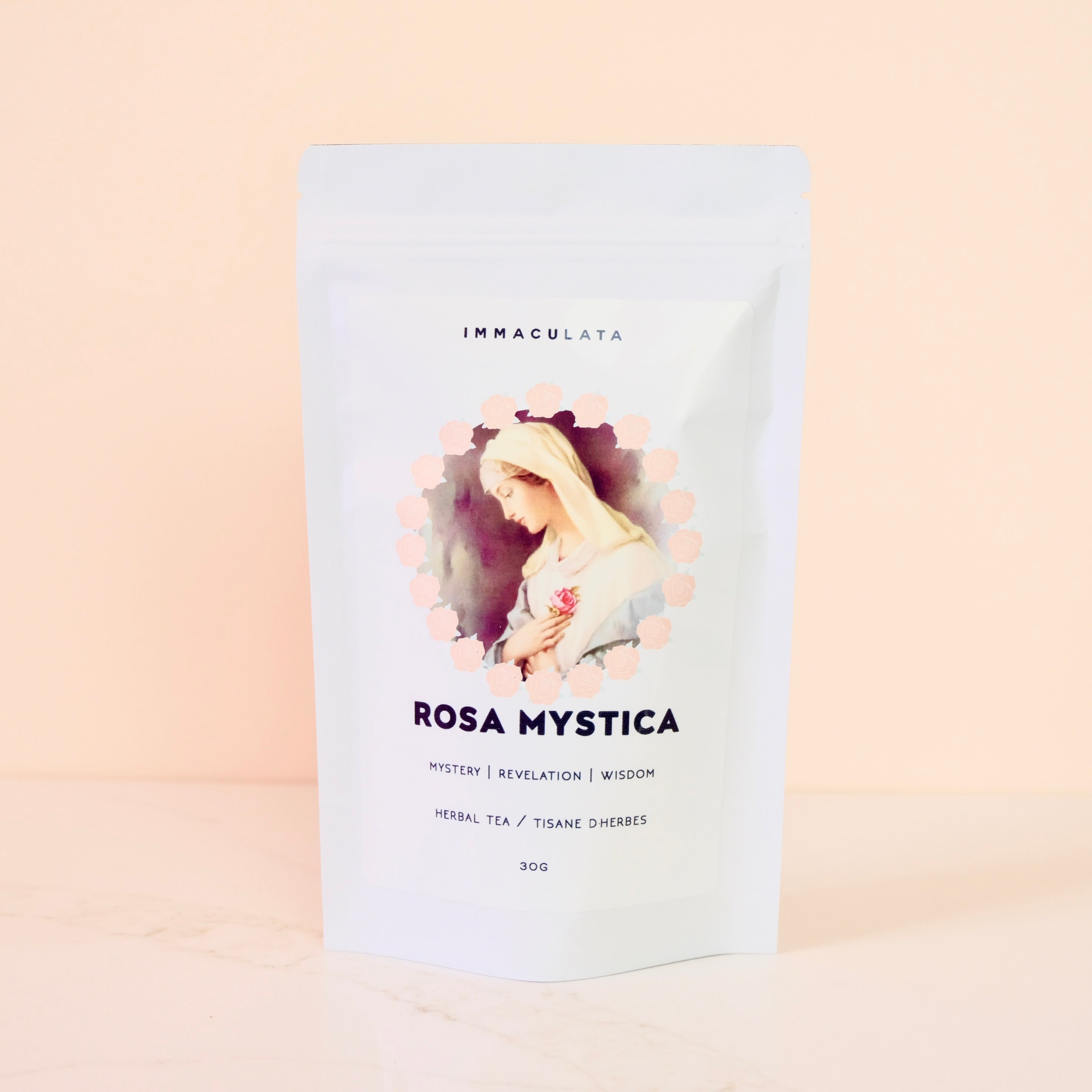 Rosa Mystica herbal tea by Immaculata Herb Farm