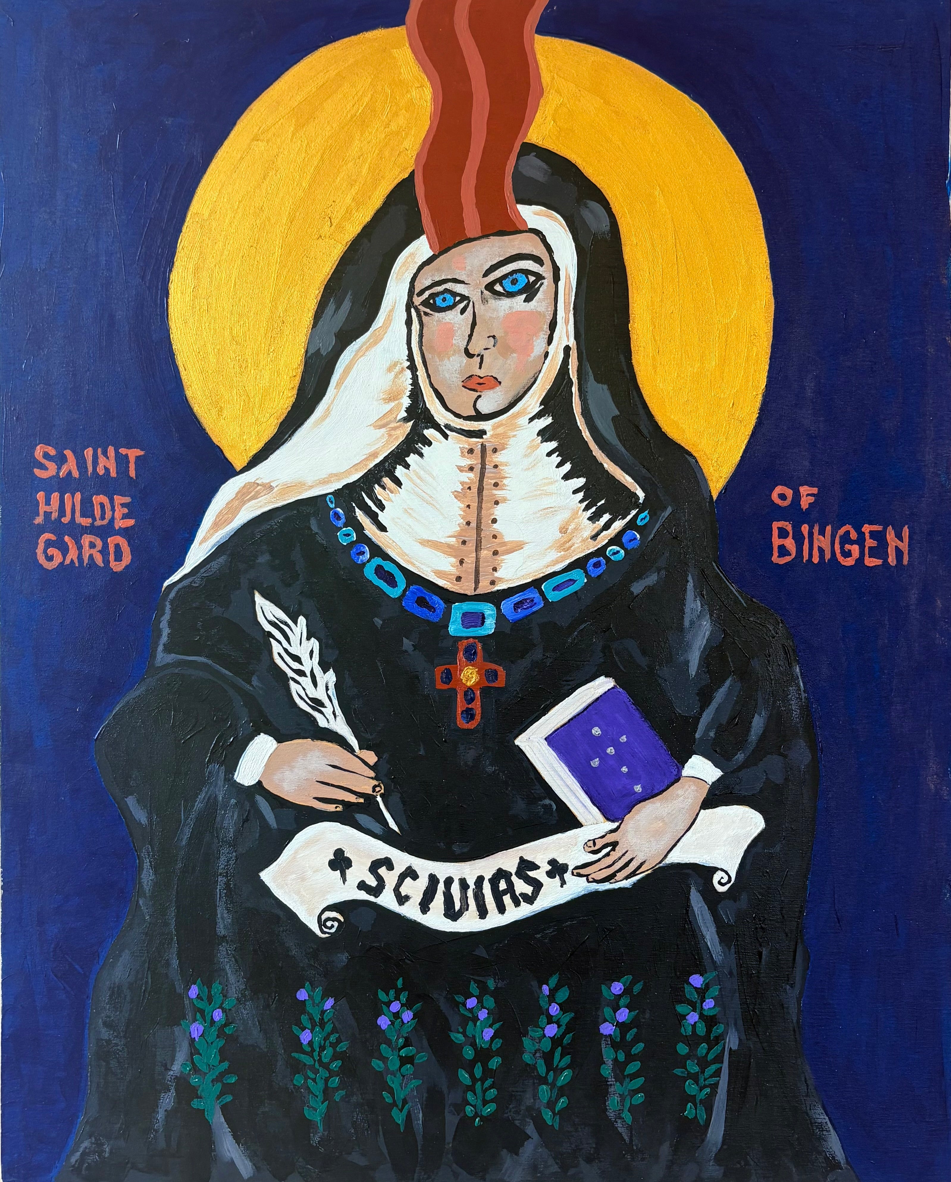 Saint Hildegard of BINGEN by Stephen Hotchkiss of The New New Age. 