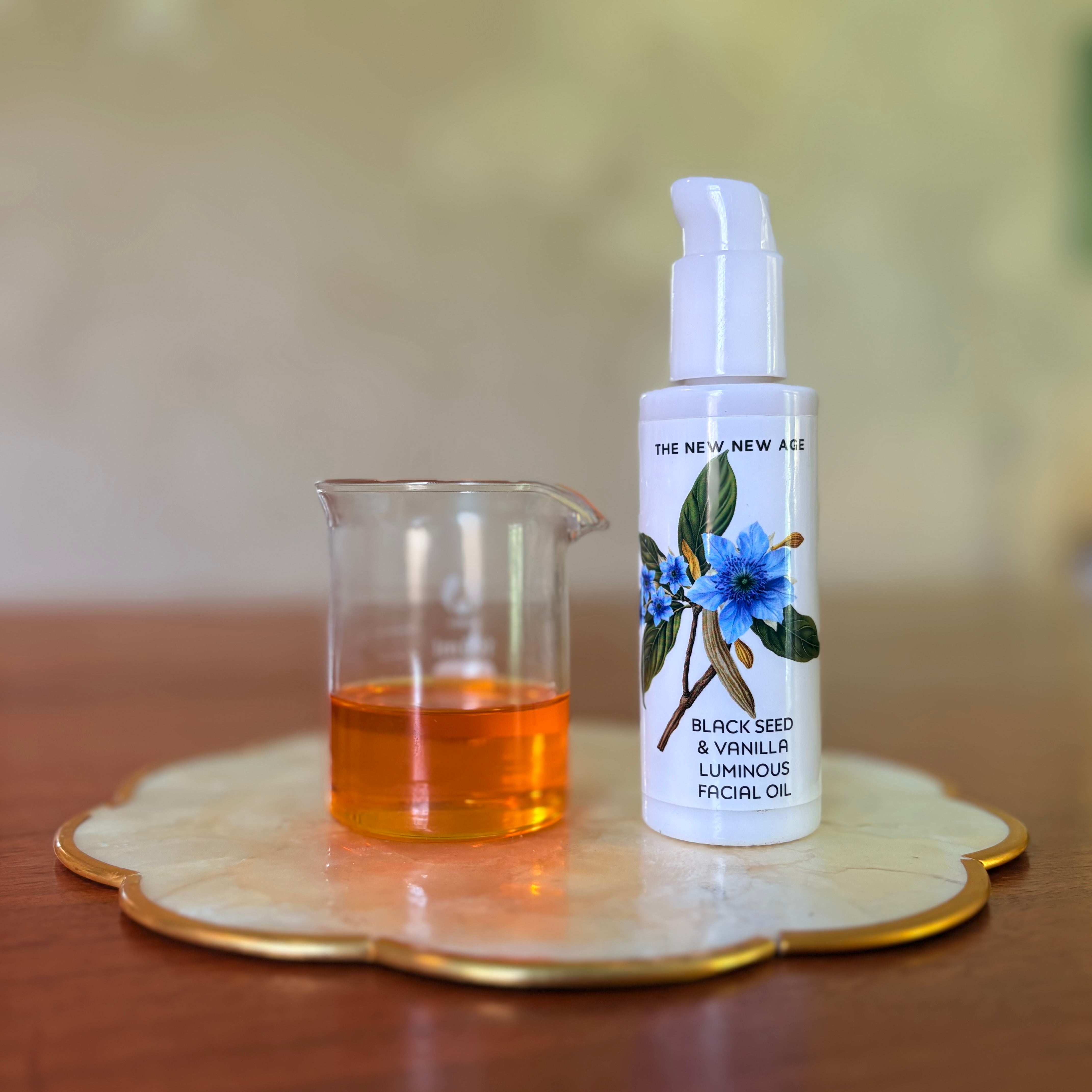 Black seed and vanilla facial oil by The New New Age