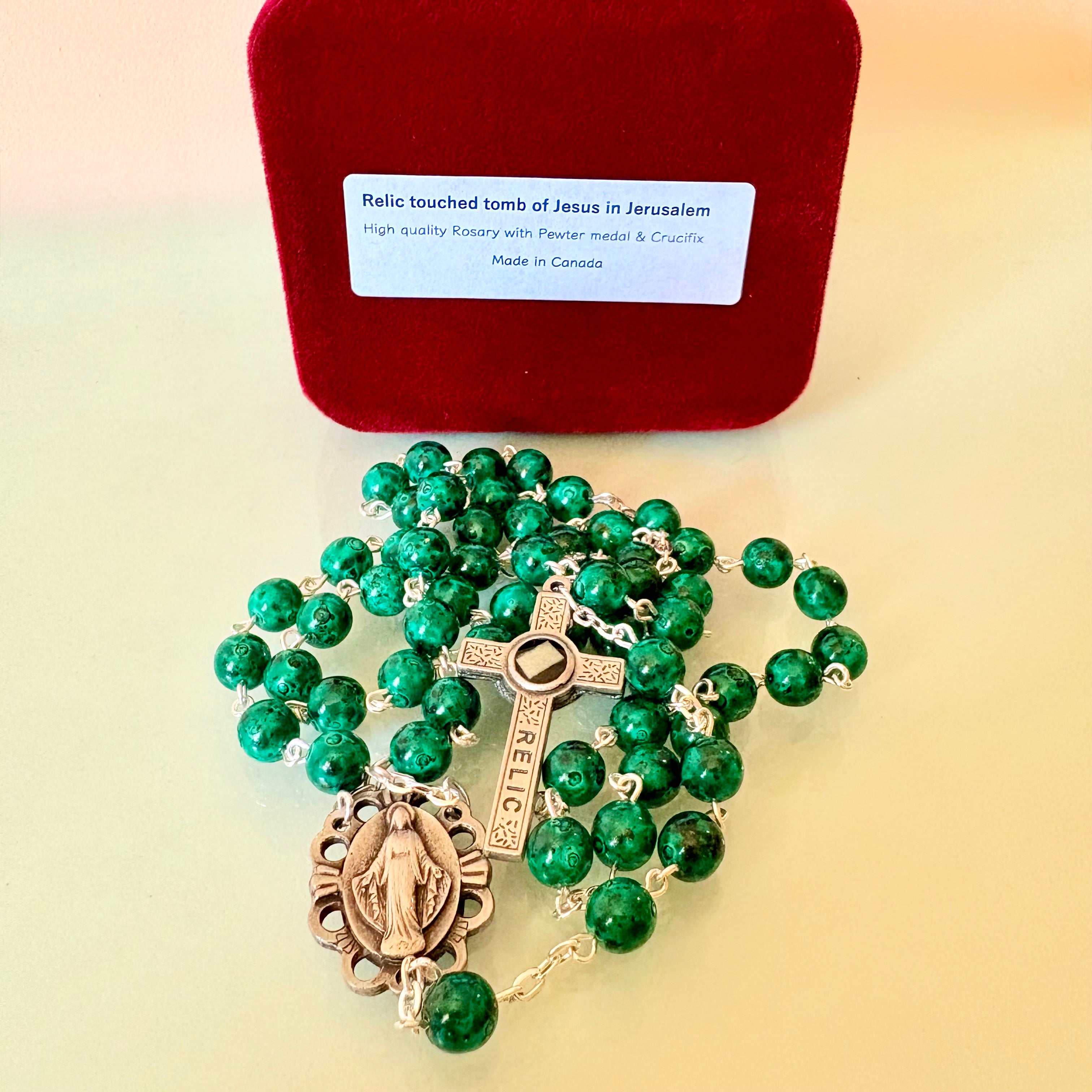 ROSARY TOUCHED TO THE TOMB OF JESUS
