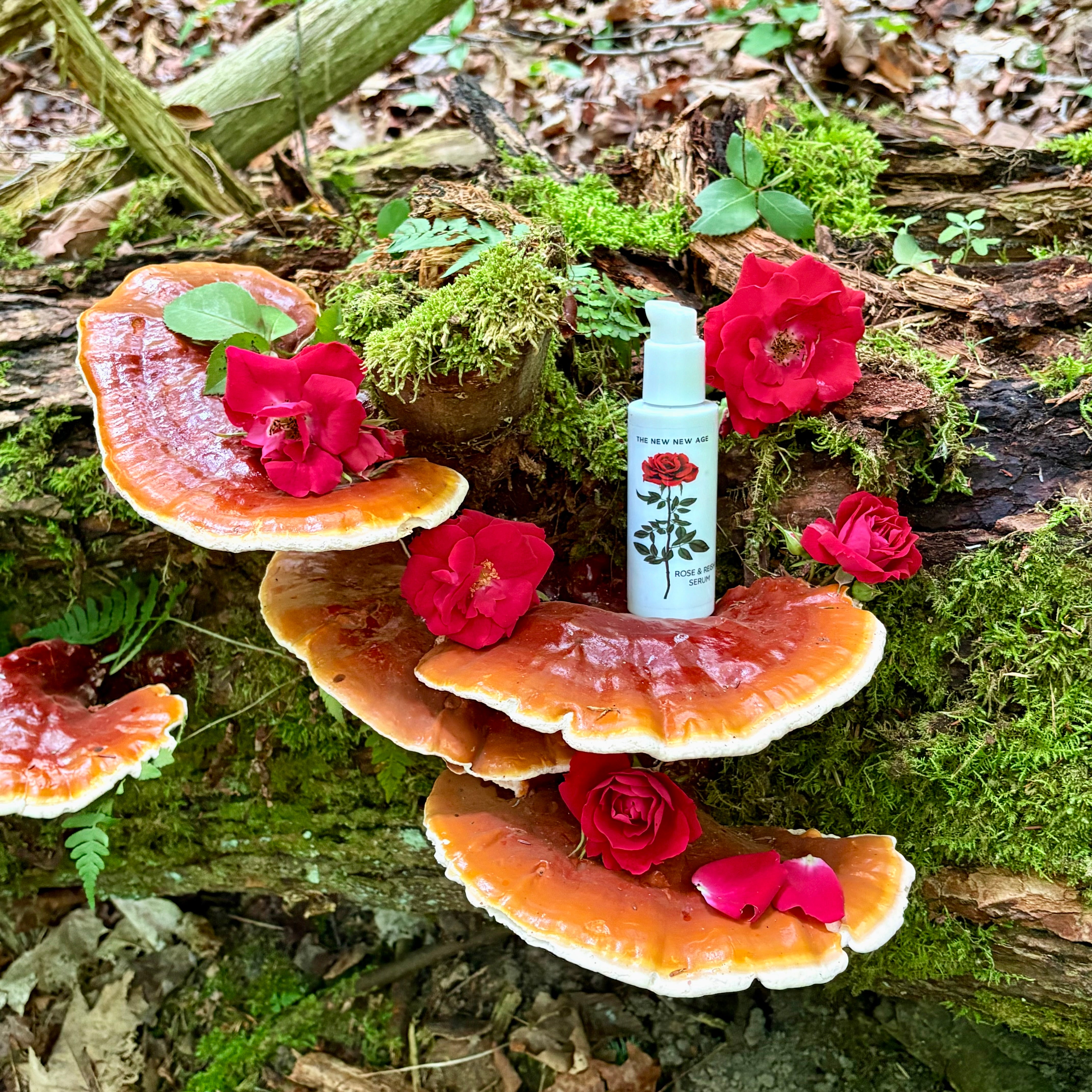 Rose and reishi serum by The New New Age