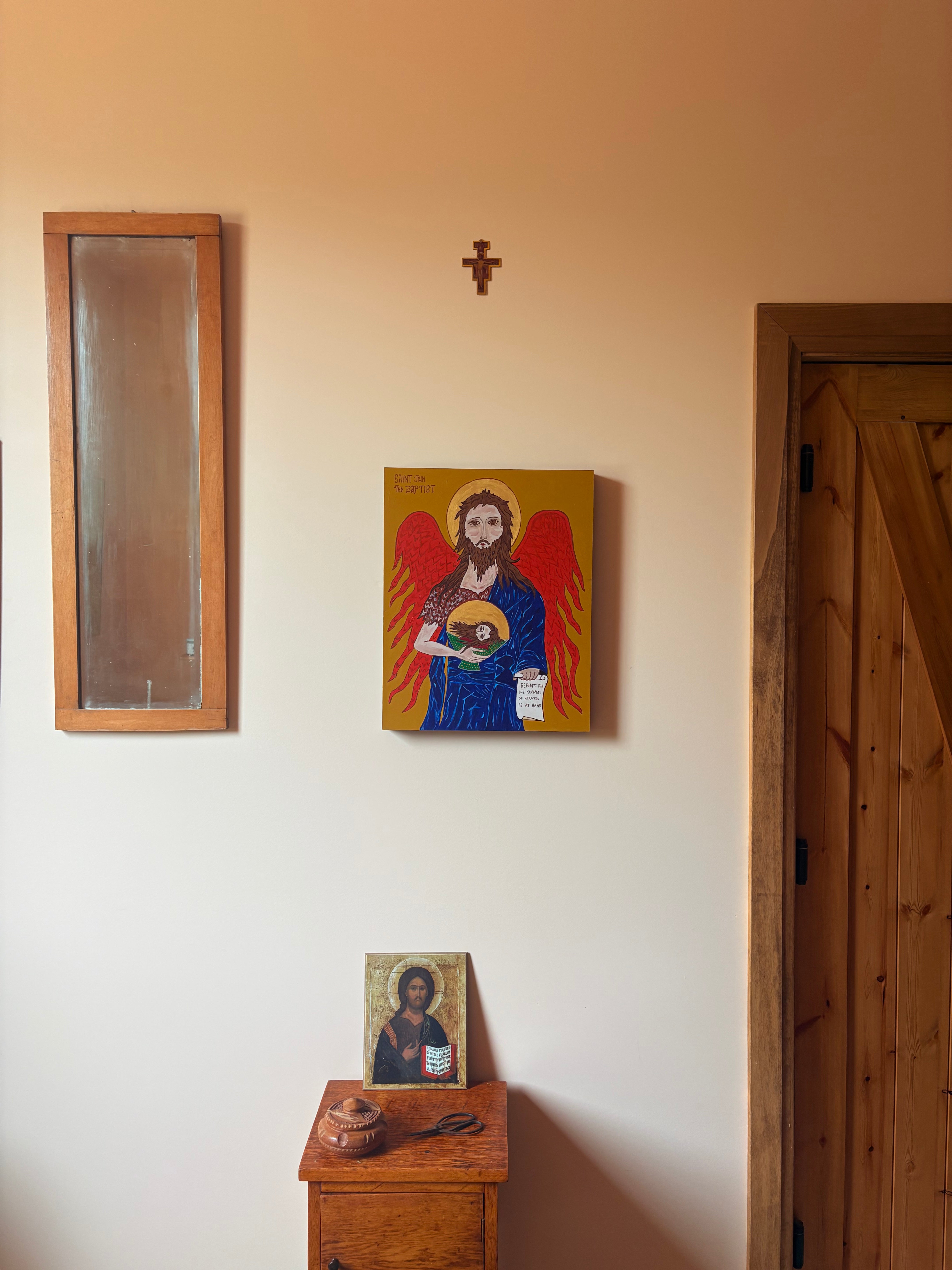 Saint John the Baptist painting by Stephen Hotchkiss of The New New Age