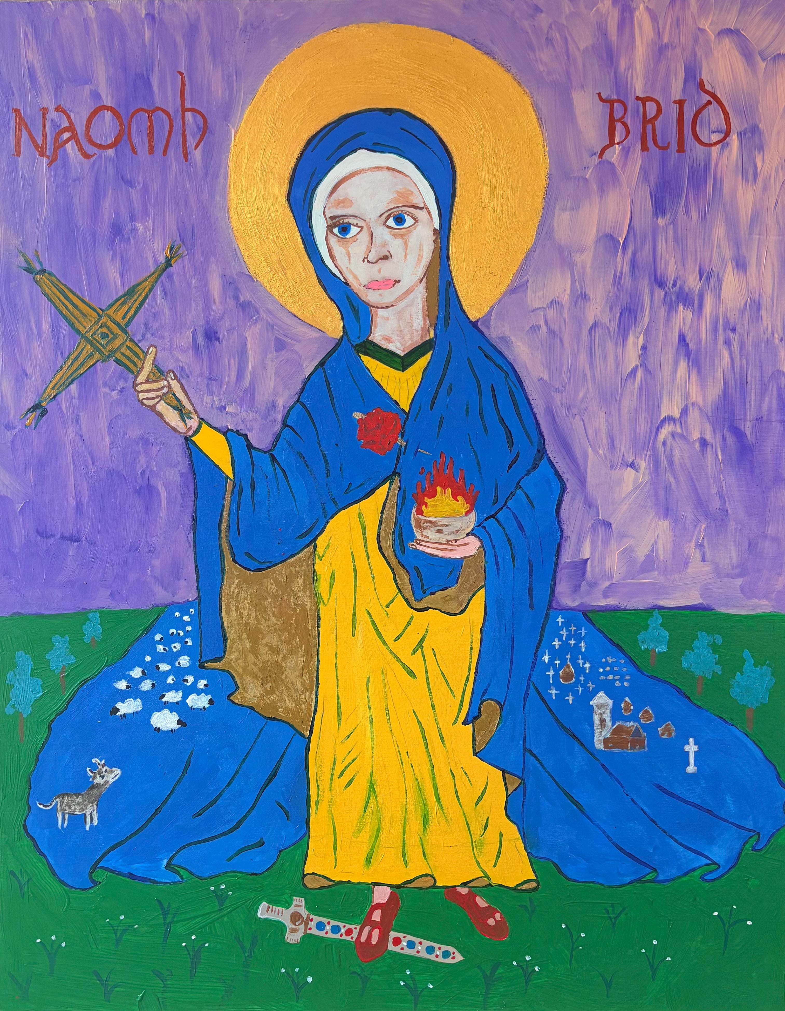 Saint Brigid by Stephen Hotchkiss of The New New Age