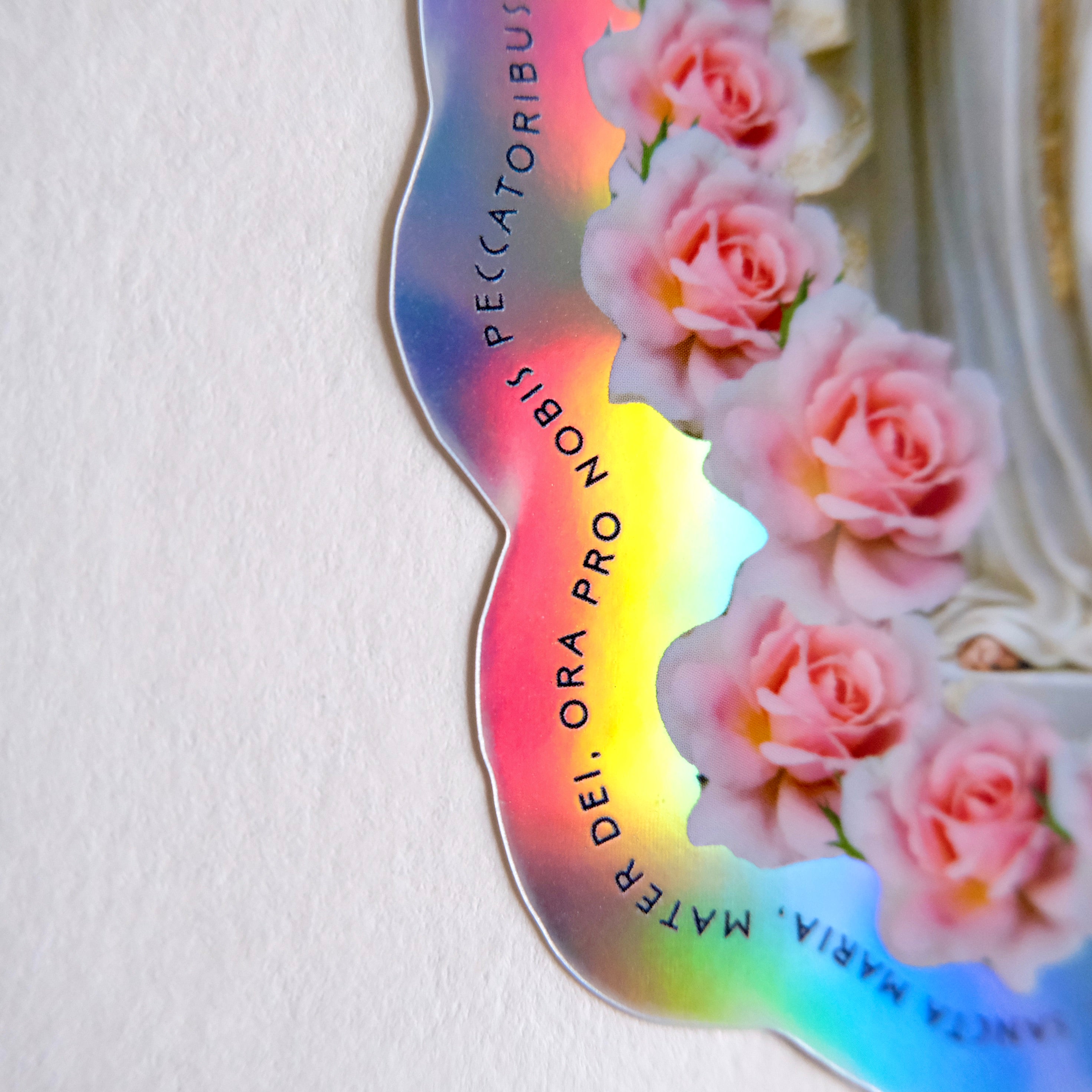 OUR LADY OF THE HOLY ROSARY STICKER