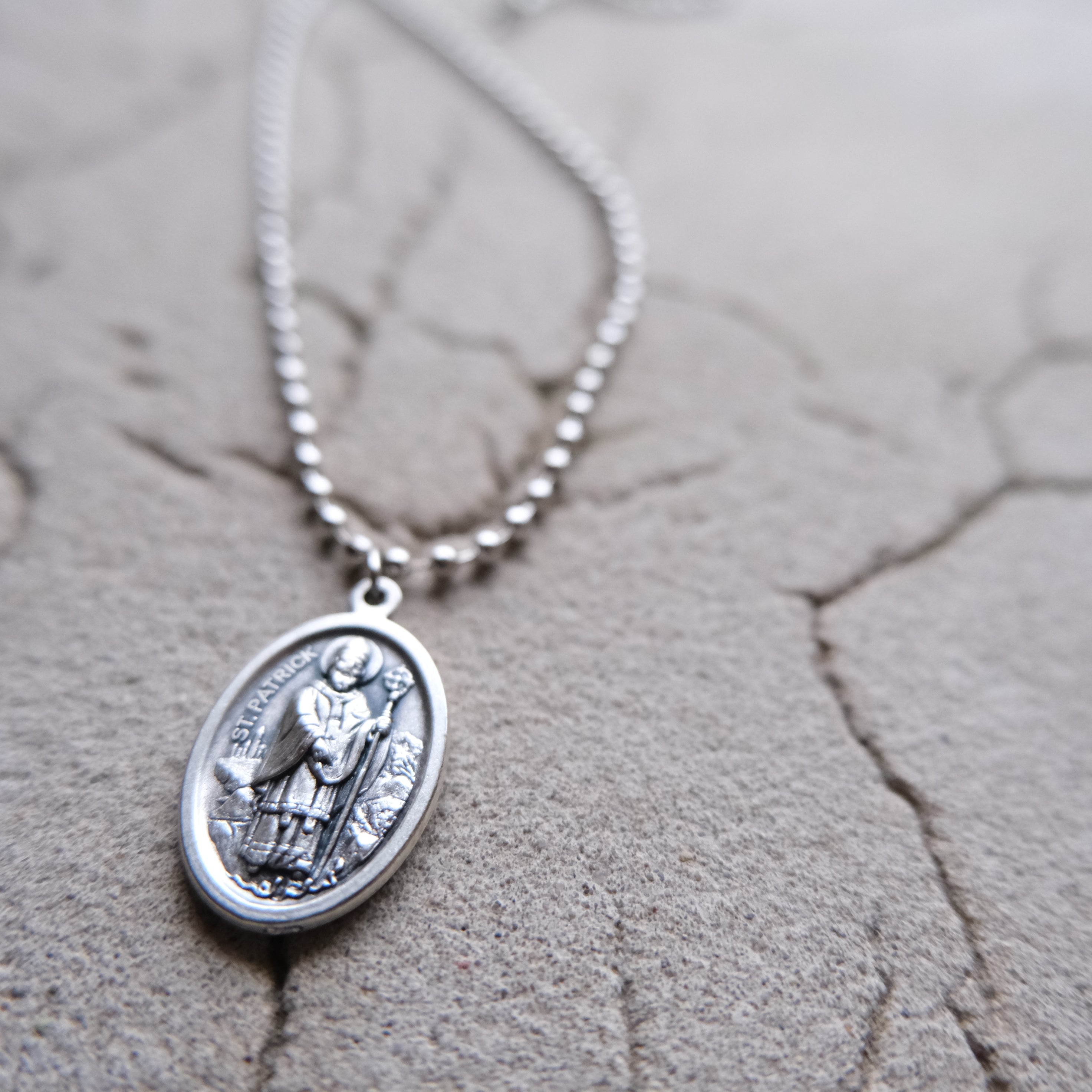 Saint Patrick and Saint Bridget medallion