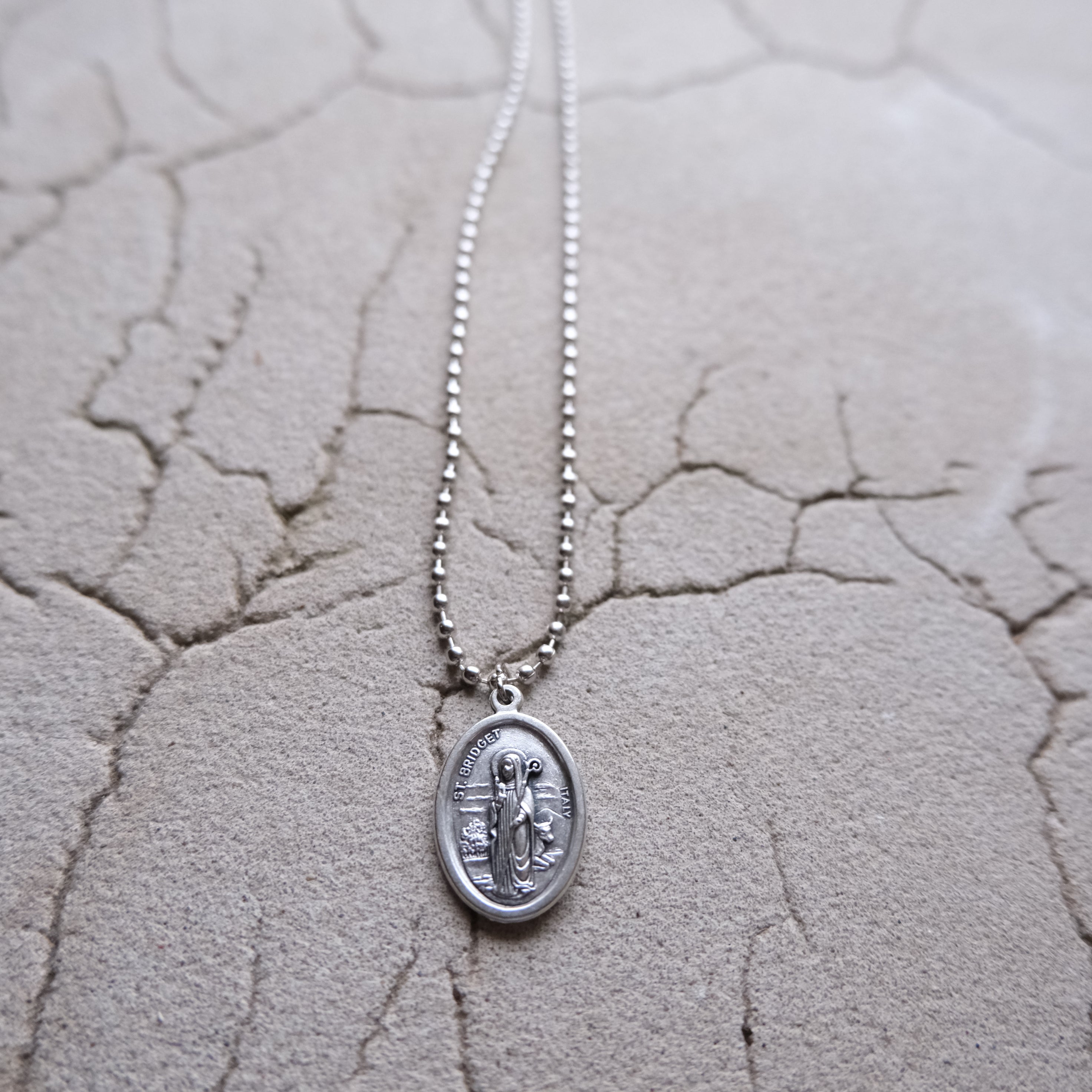 Saint Bridget medallion