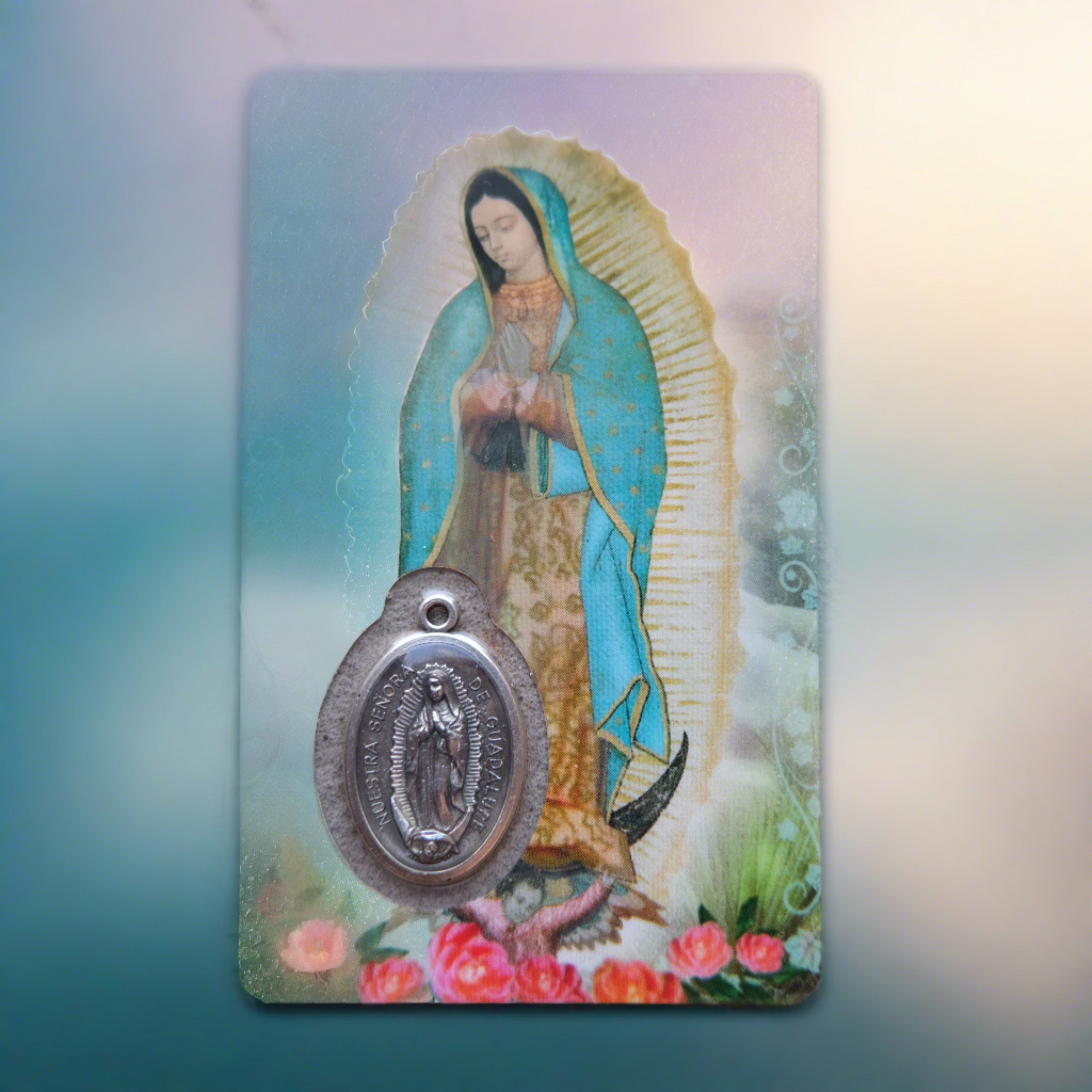 Our Lady of Guadalupe prayer card