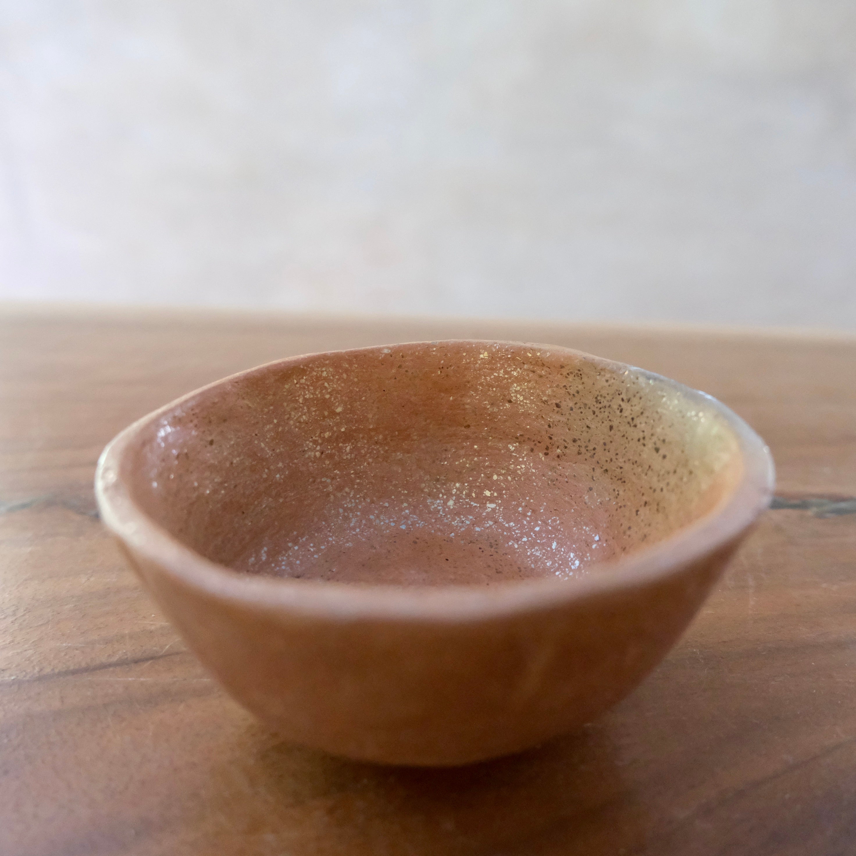 Pit Fired Earthenware Tea Bowl #1