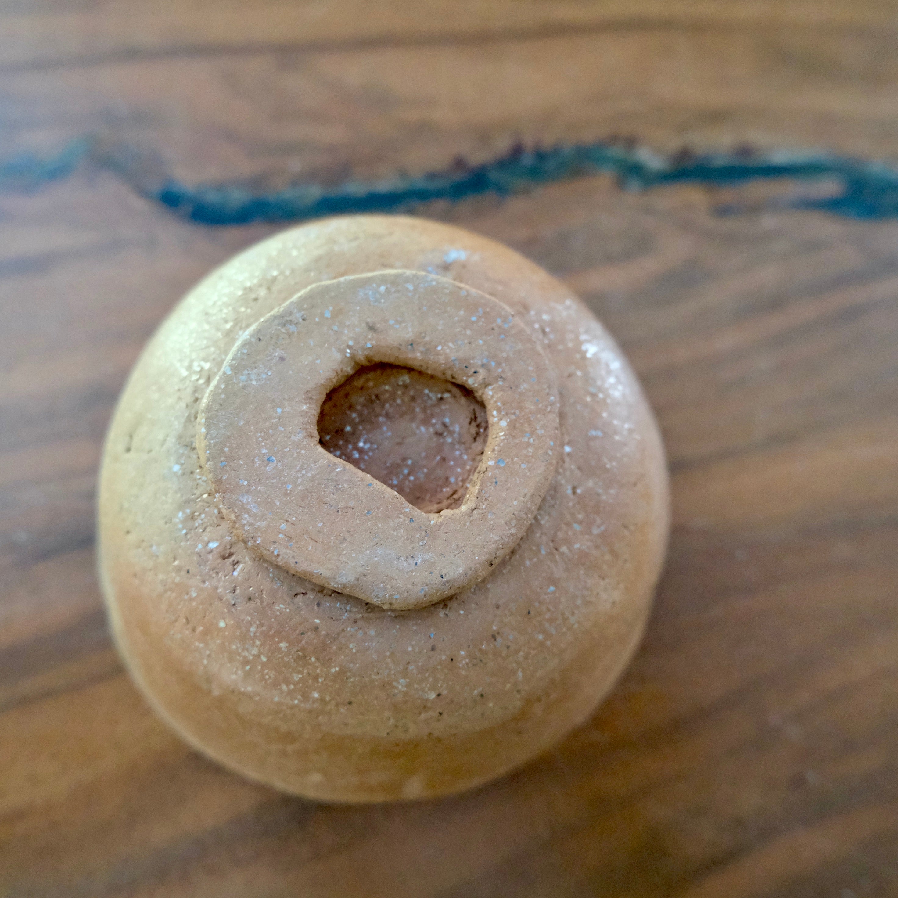 Pit Fired Earthenware Tea Bowl #1