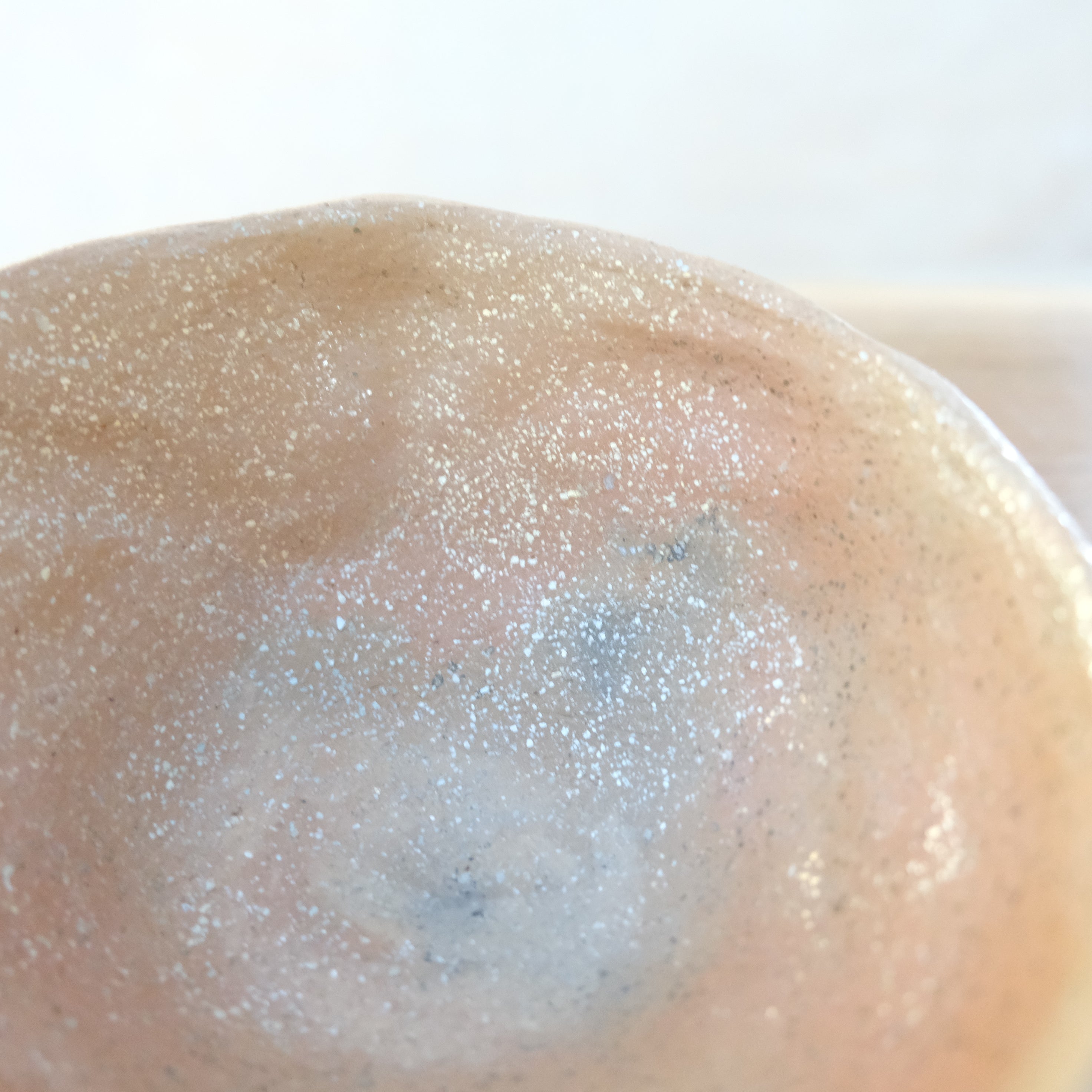 Pit Fired Earthenware Tea Bowl #6