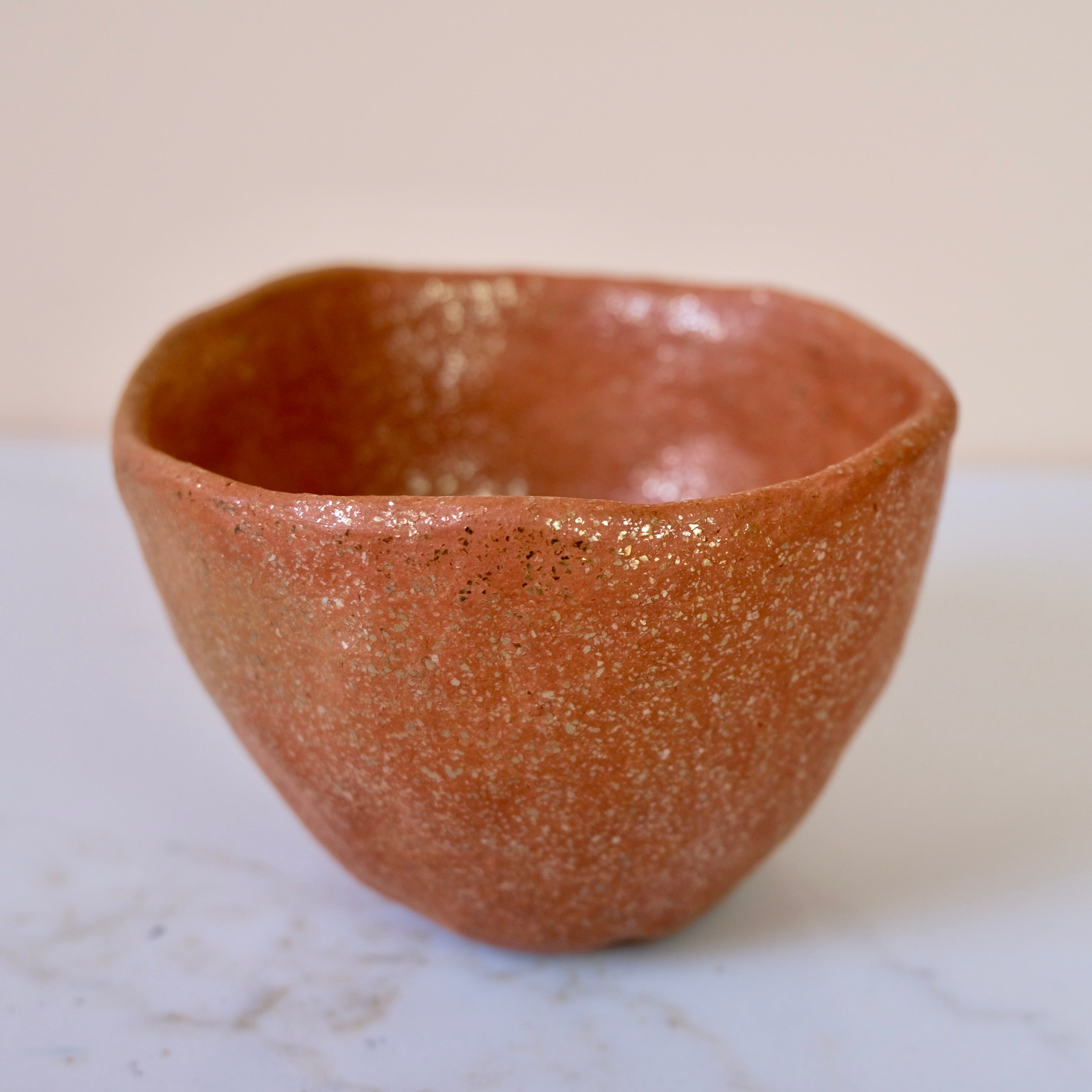 Pit Fired Earthenware Tea Bowl #1