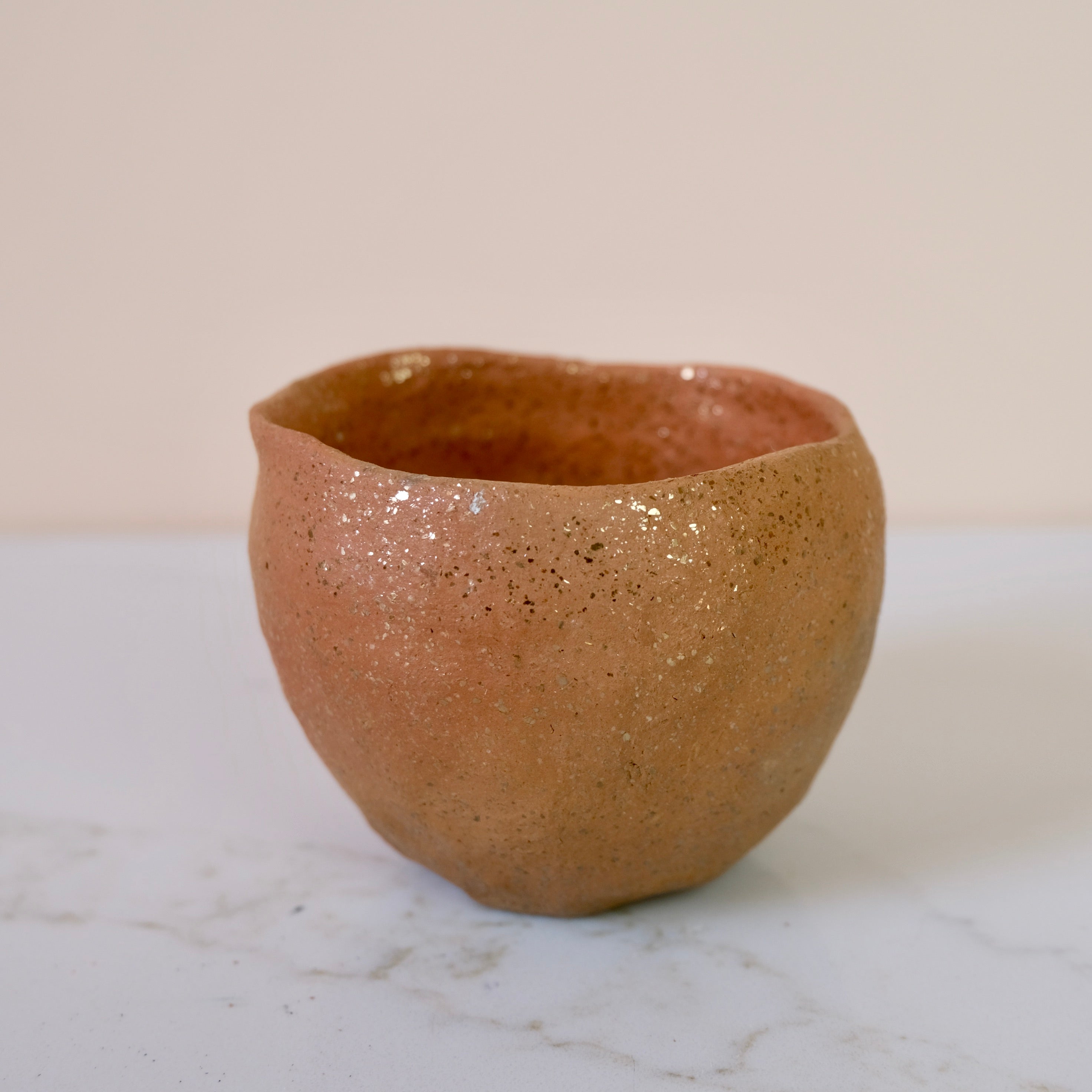 Pit Fired Earthenware Tea Bowl #2