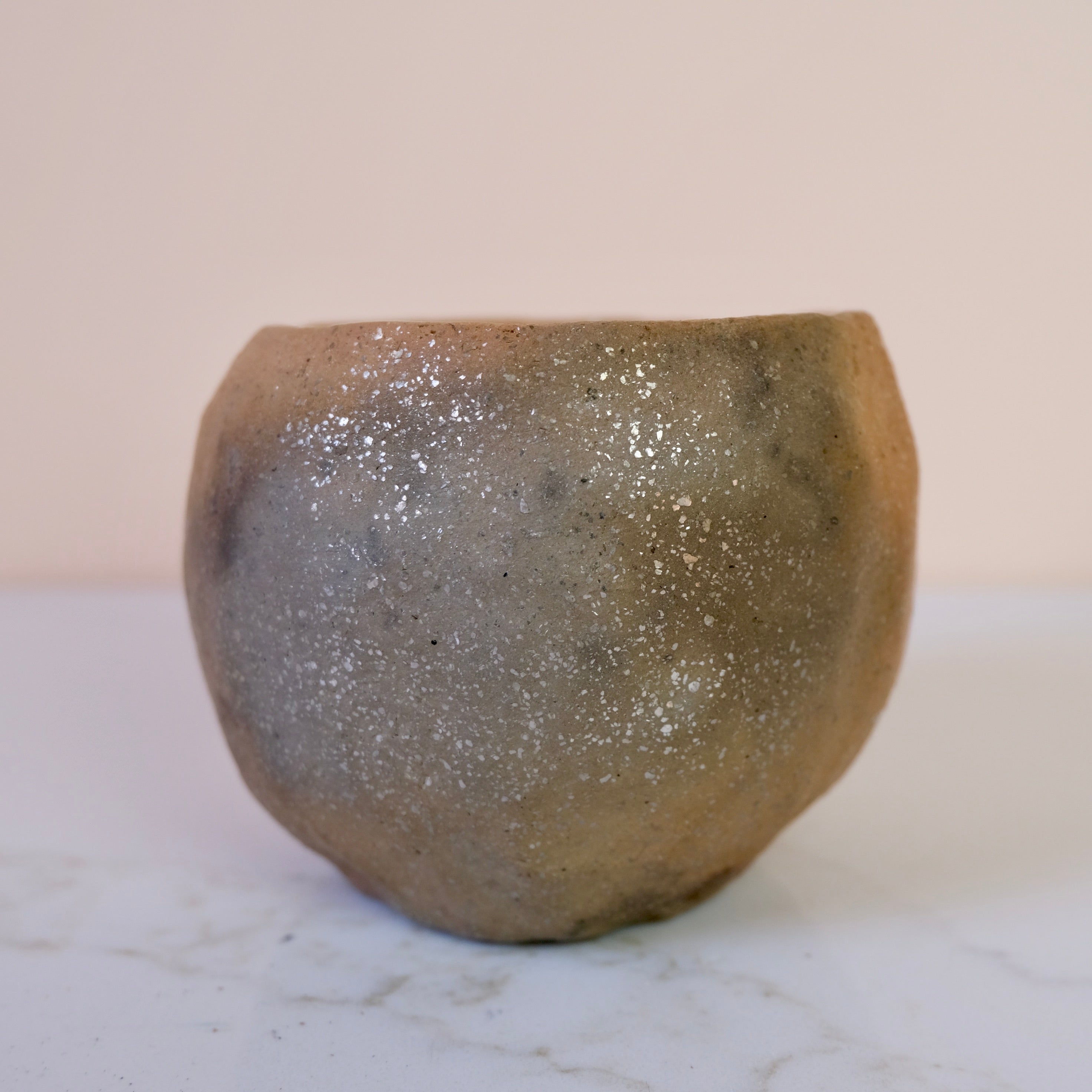 Pit Fired Earthenware Tea Bowl #3