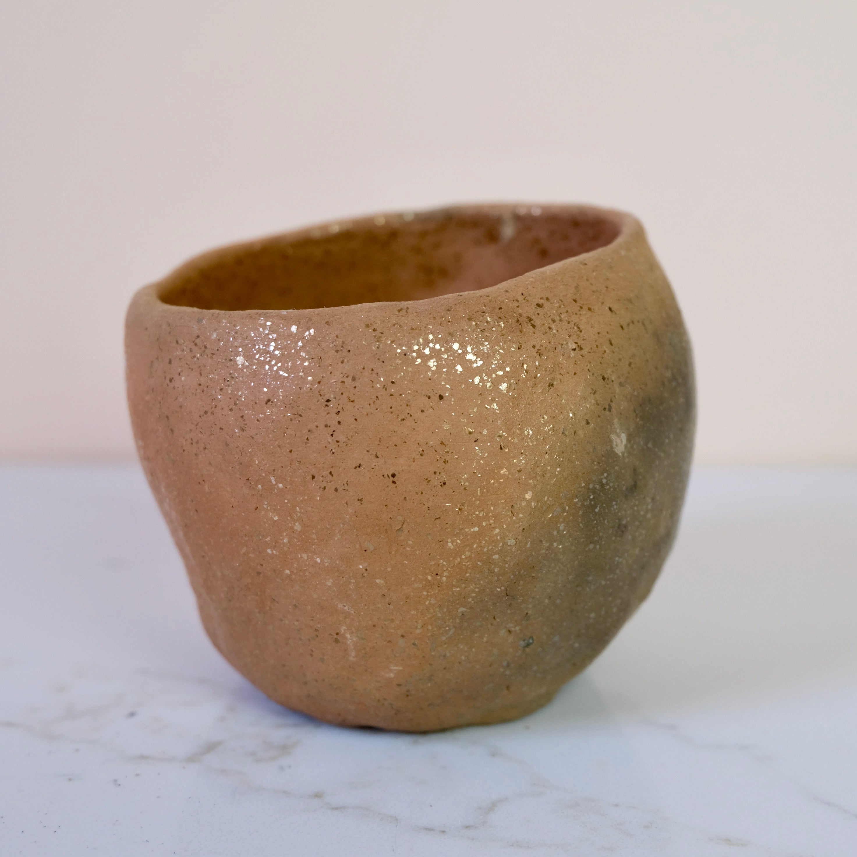 Pit Fired Earthenware Tea Bowl #3