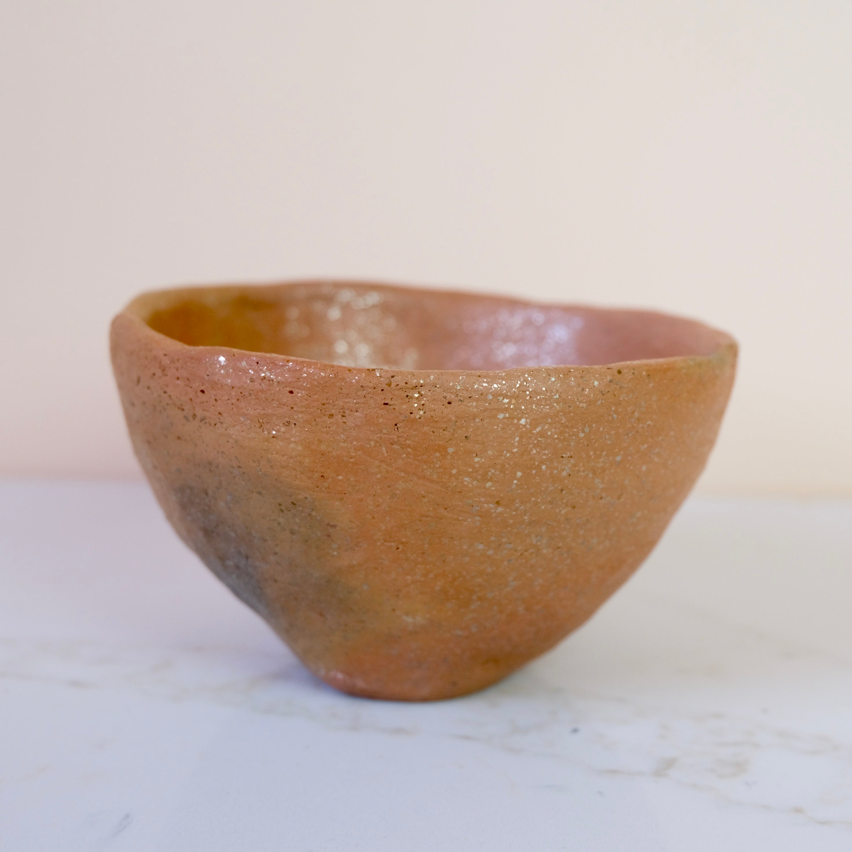 Pit Fired Earthenware Tea Bowl #10