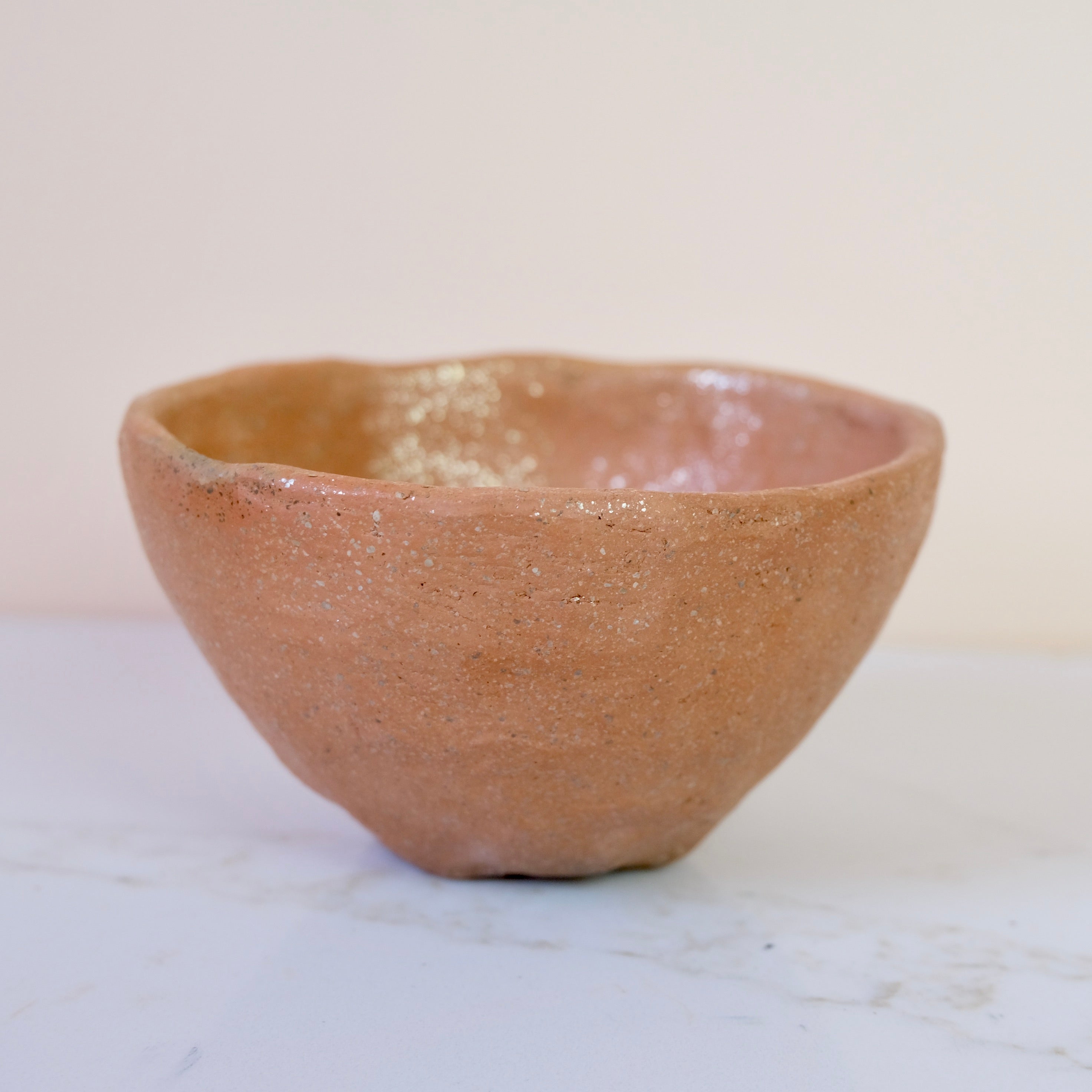 Pit Fired Earthenware Tea Bowl #10