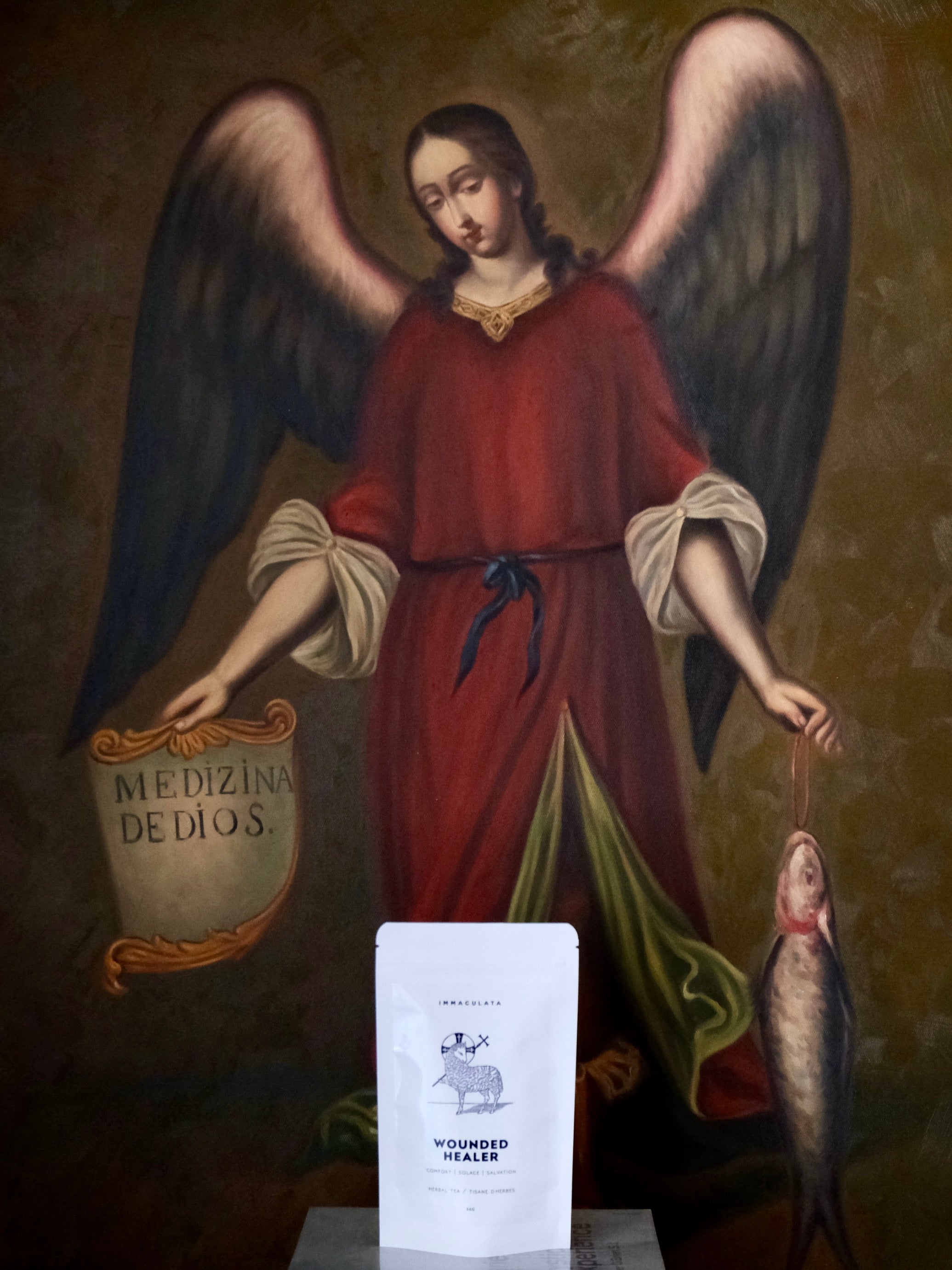 WOUNDED HEALER // lemon balm + ginger + yarrow