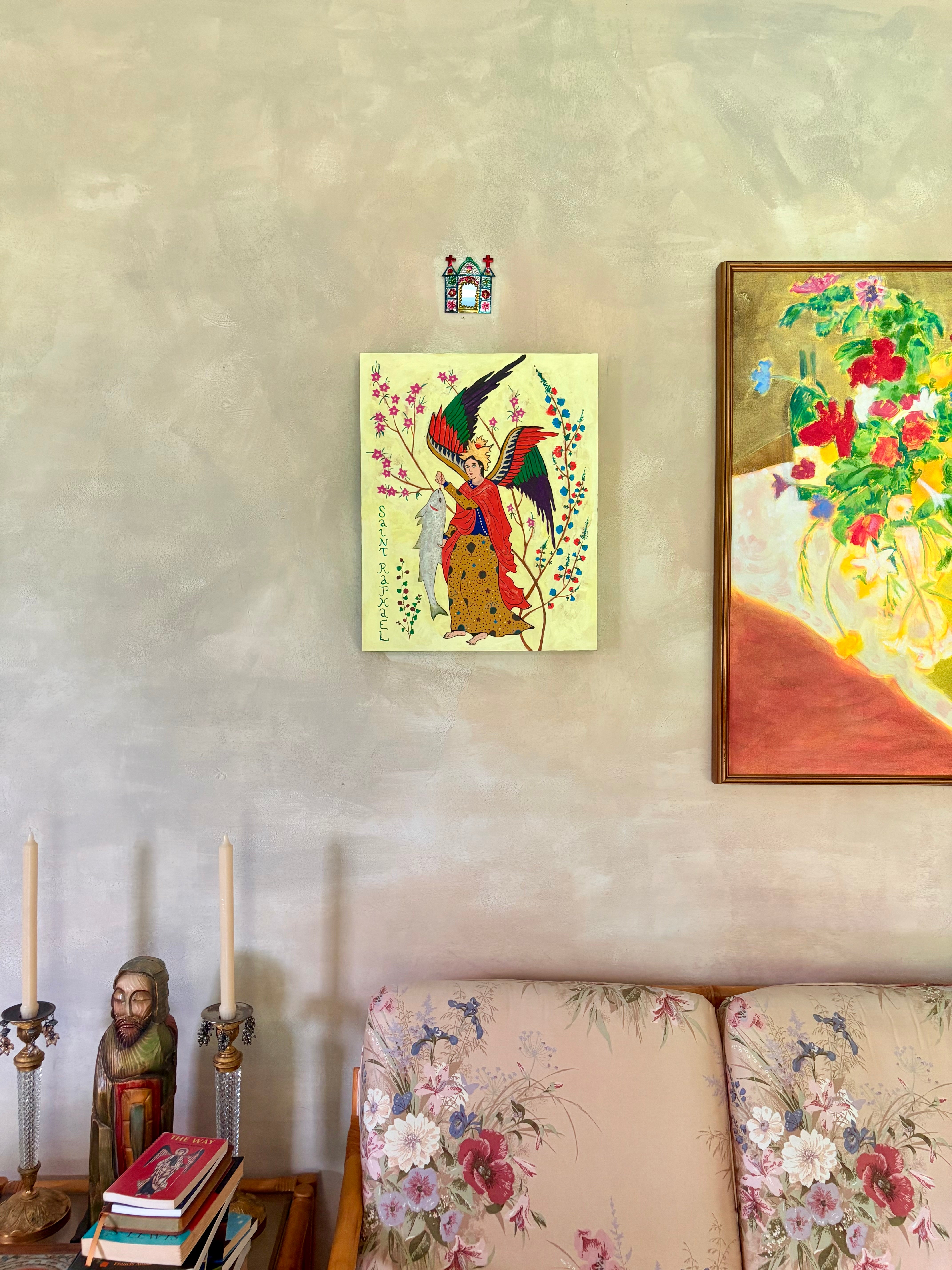 Saint Raphael icon by Stephen Hotchkiss of The New New Age