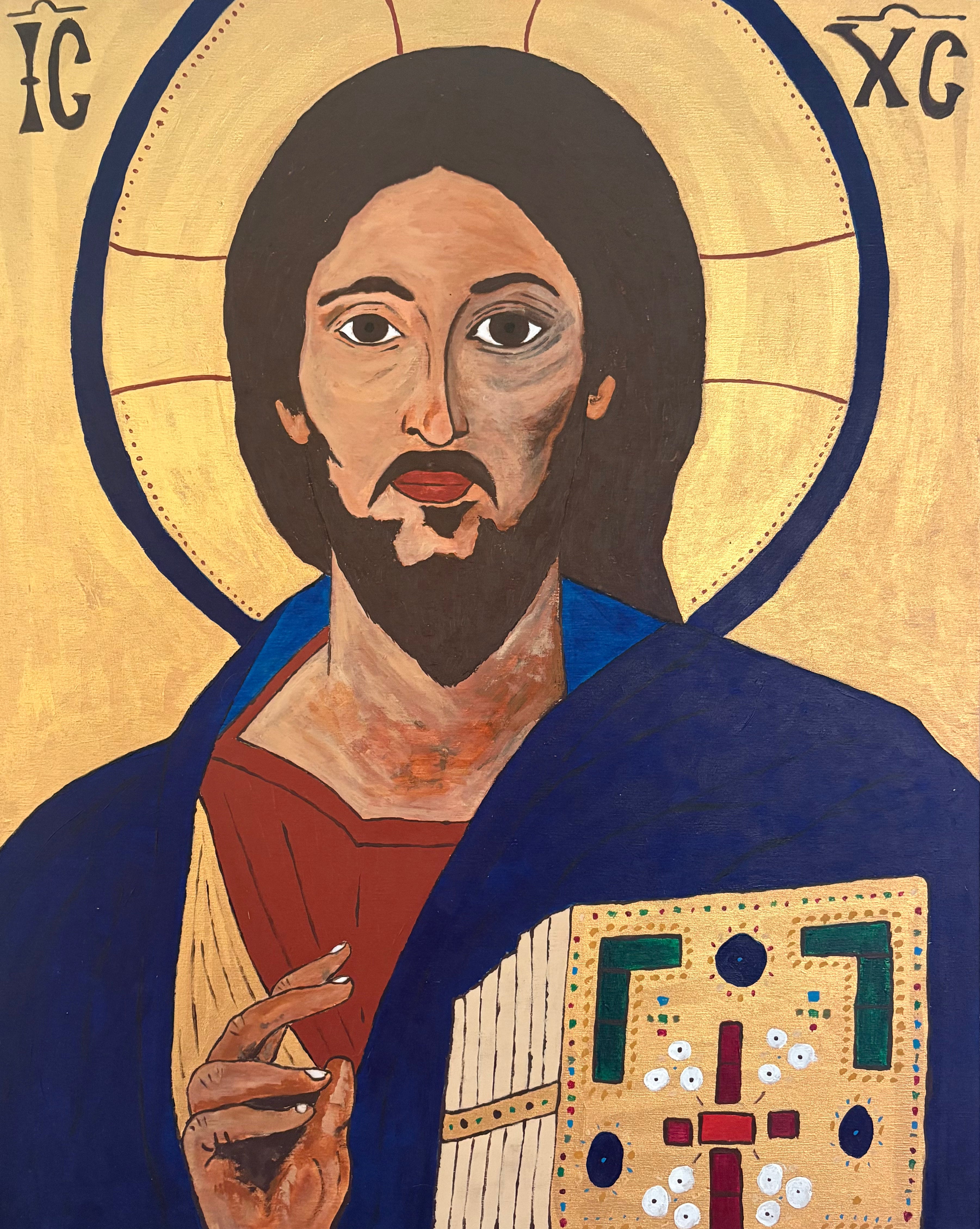 Christ Pantocrator by Stephen Hotchkiss of The New New Age. 