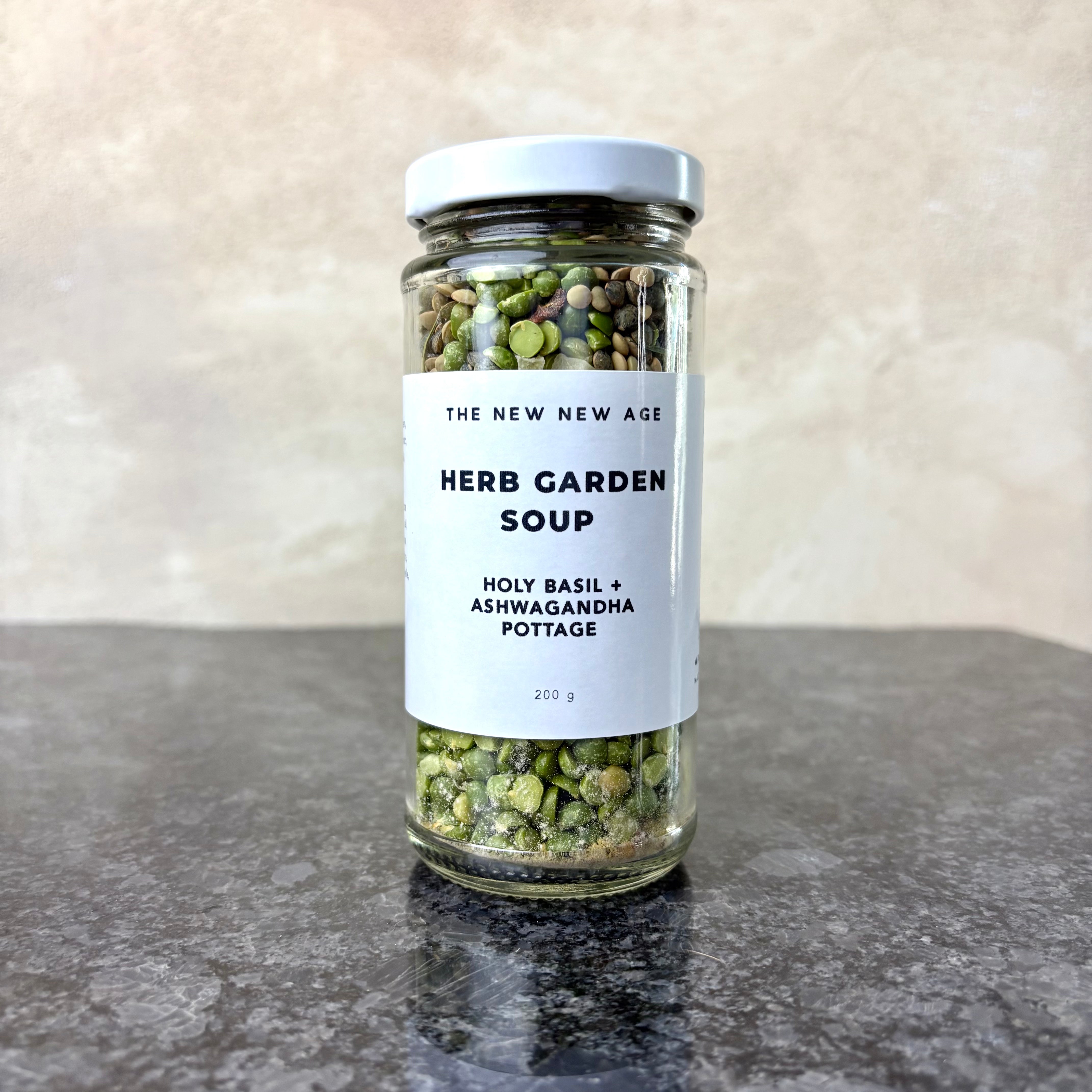 HERB GARDEN SOUP: HOLY BASIL + ASHWAGANDHA POTTAGE