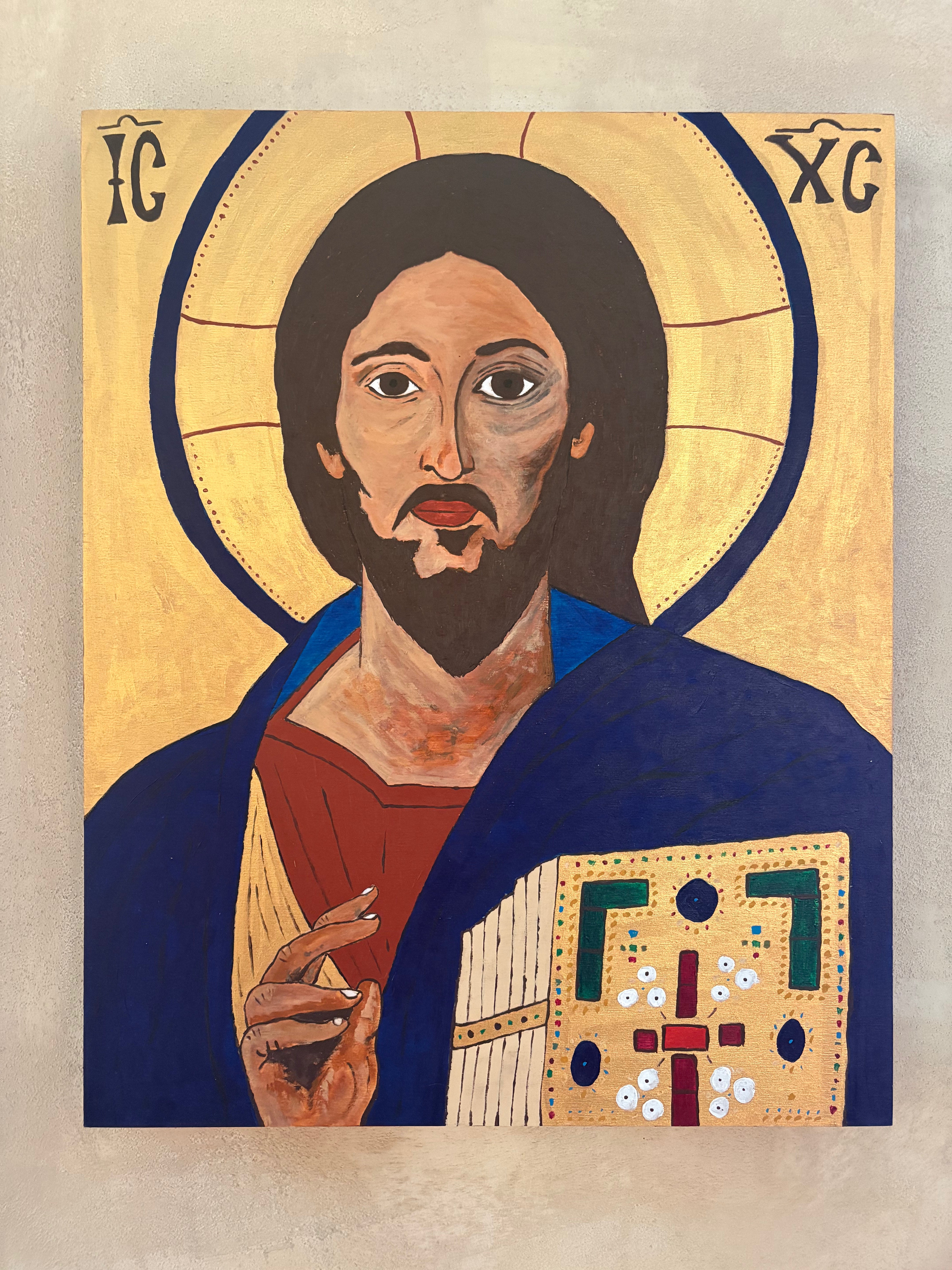 Christ Pantocrator by Stephen Hotchkiss of The New New Age. 