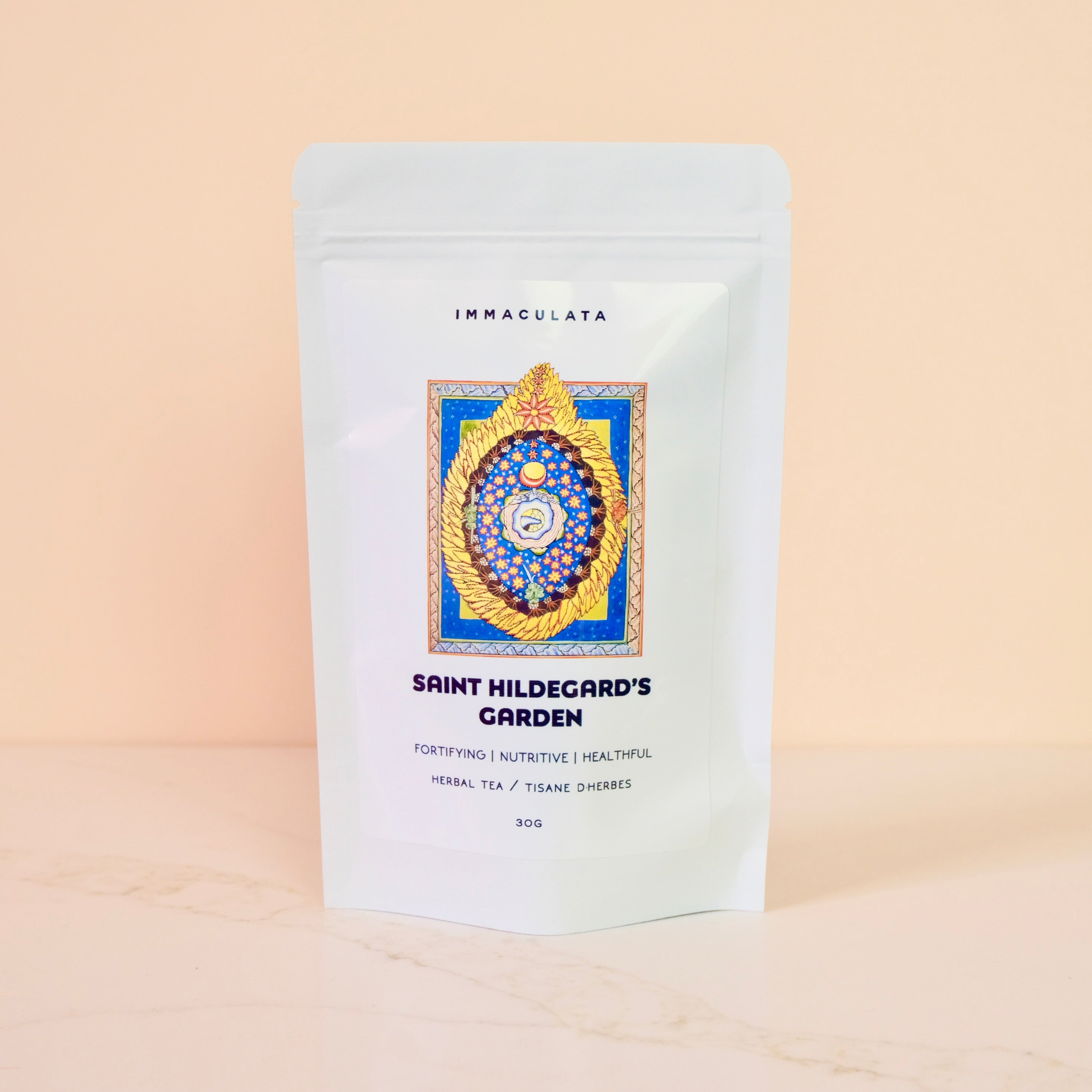 a bag of Saint Hildegard's Garden by Immaculata Herb Farm