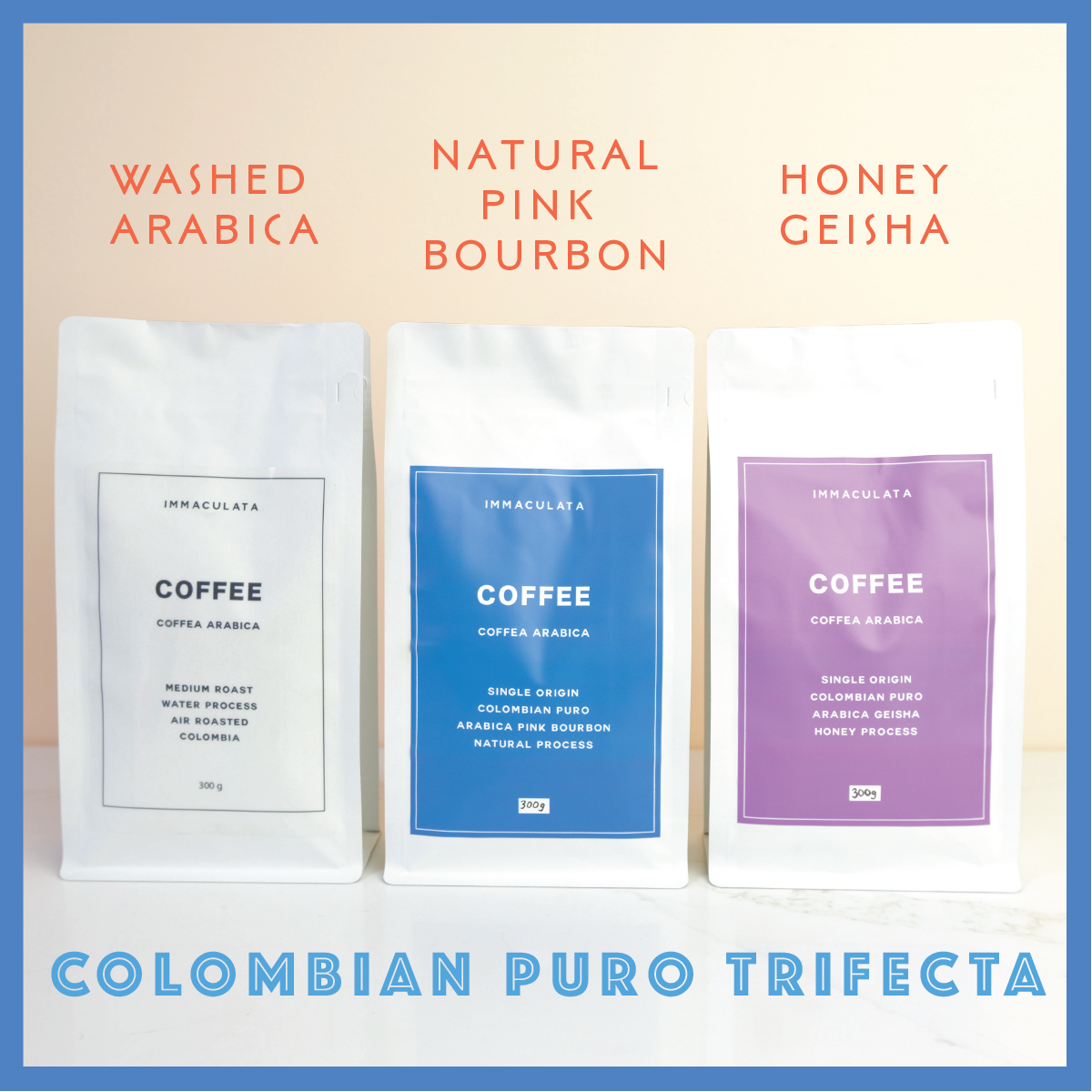 TRIFECTA - COLOMBIAN SPECIALTY COFFEE SET