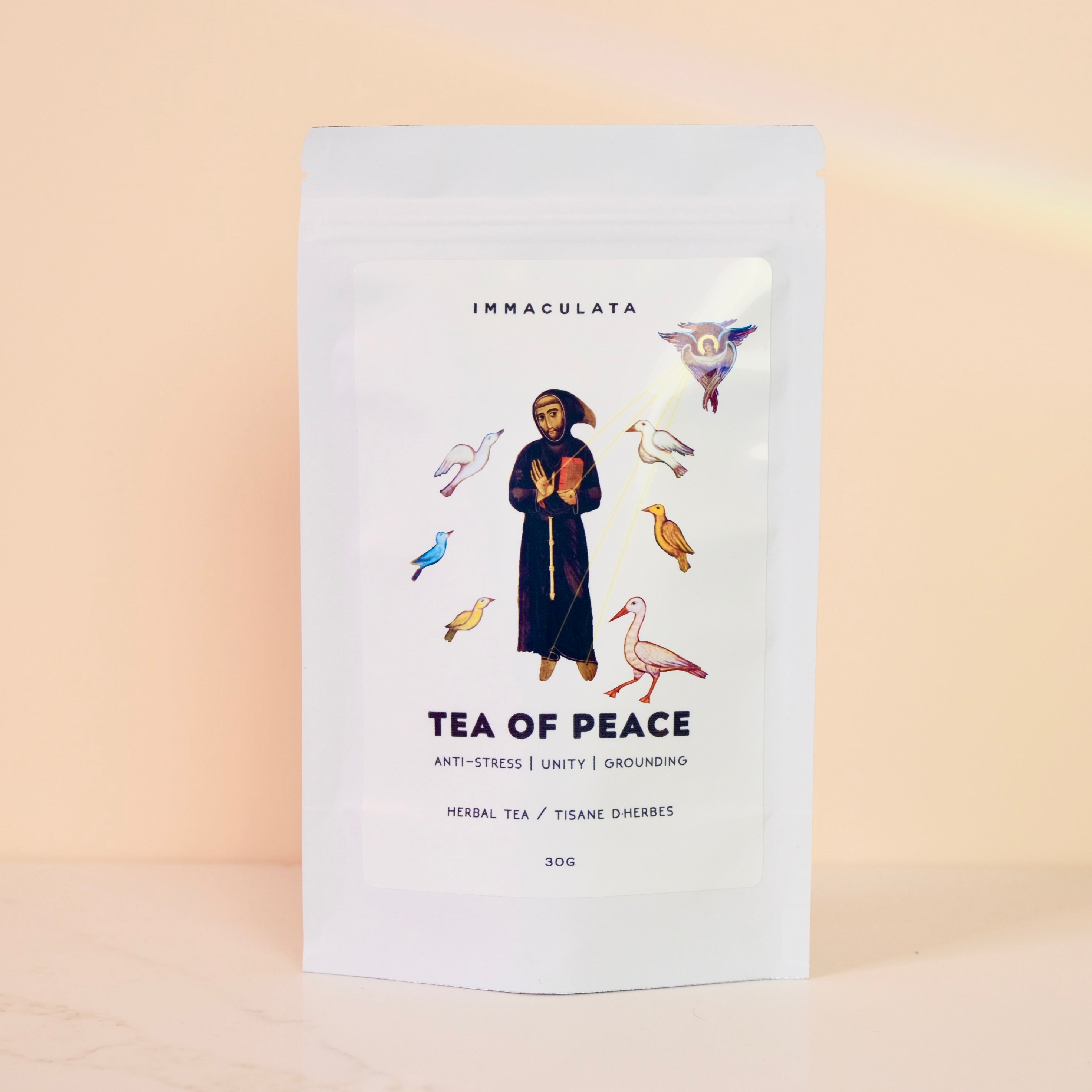 TEA OF PEACE // pine + reishi tea