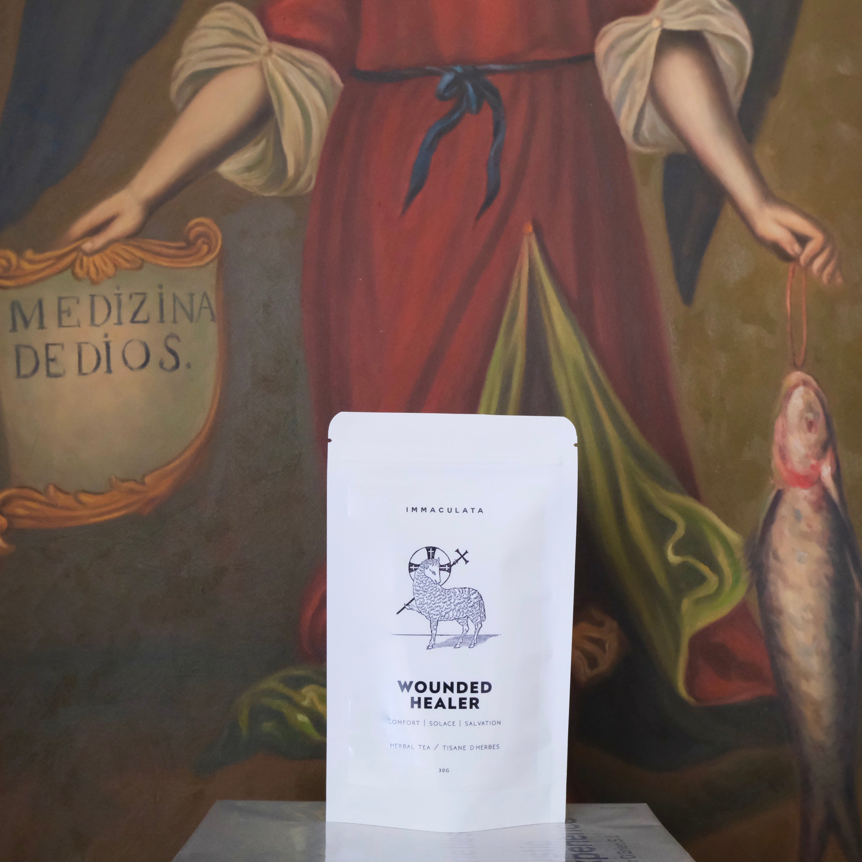 WOUNDED HEALER // lemon balm + ginger + yarrow