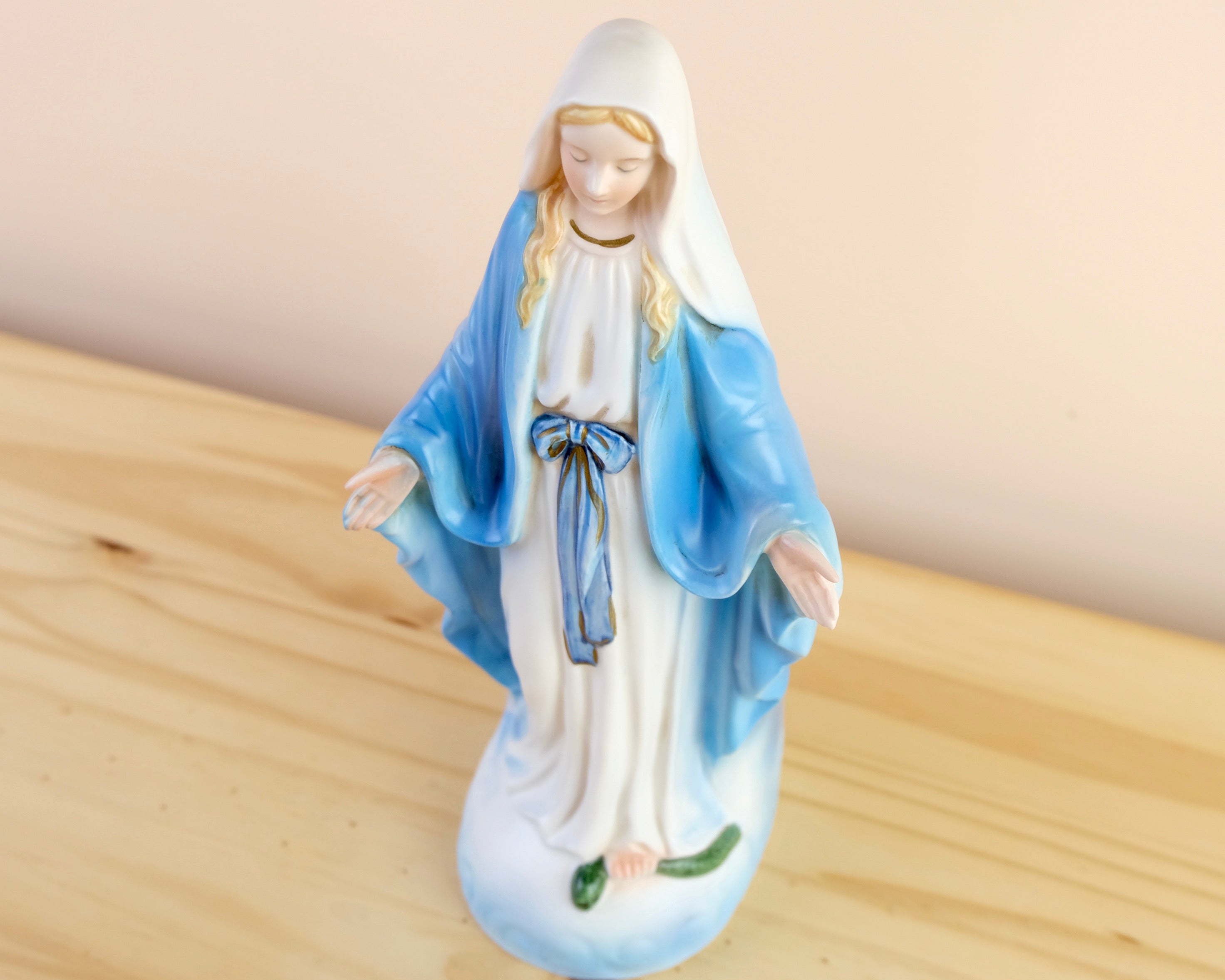 OUR LADY OF VICTORY CERAMIC VASE
