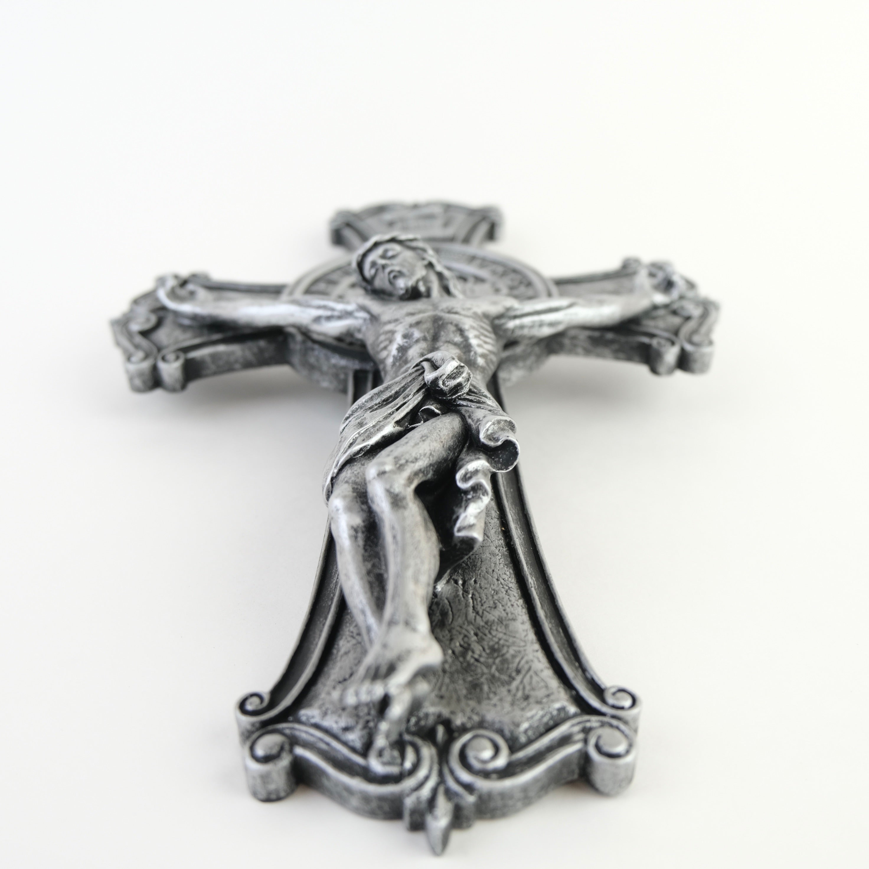 St Benedict's Cross in silver by The New New Age
